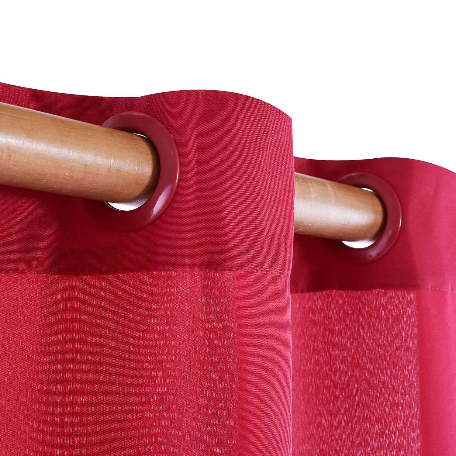 Cortina Estonia 140X230 Rojo-2