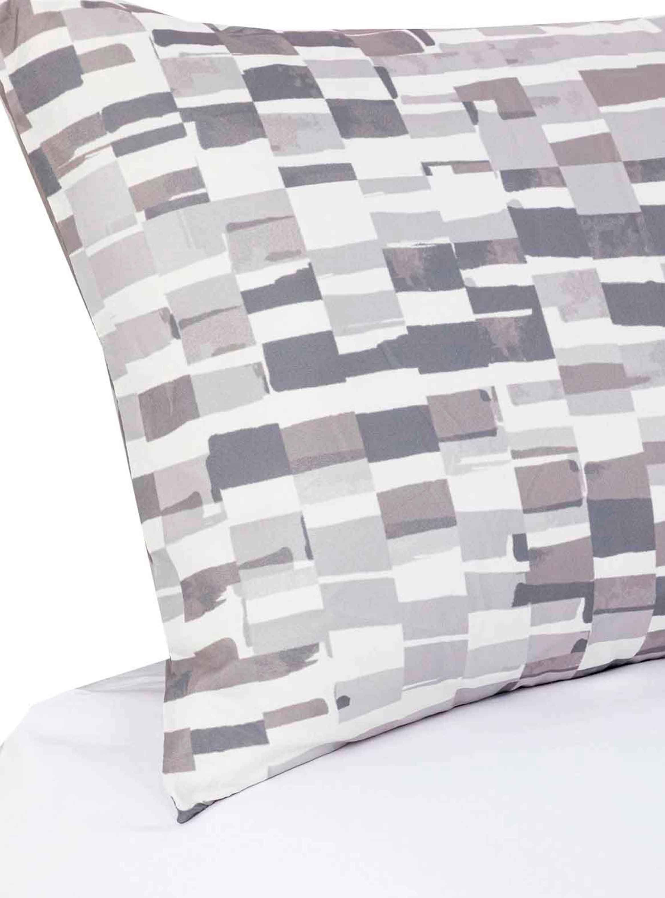 Plumon Reversible 1.5 Plaza Ladrillo Gris-3