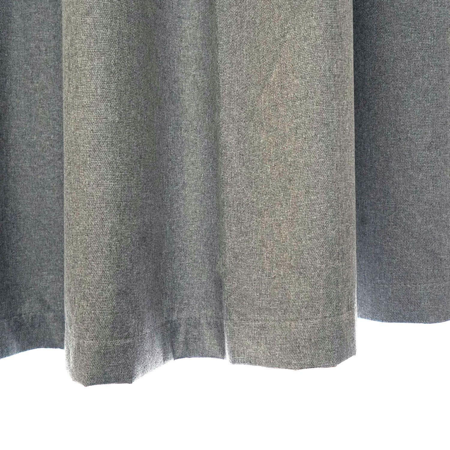 Cortina Blackout 2 Paños Trento Gris Oscuro-4