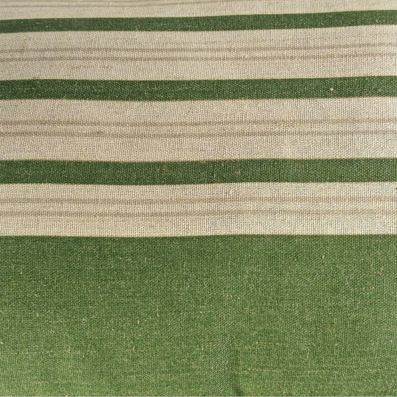 Cojin Lino Look Geo 30X60 Lineas Verdes-4