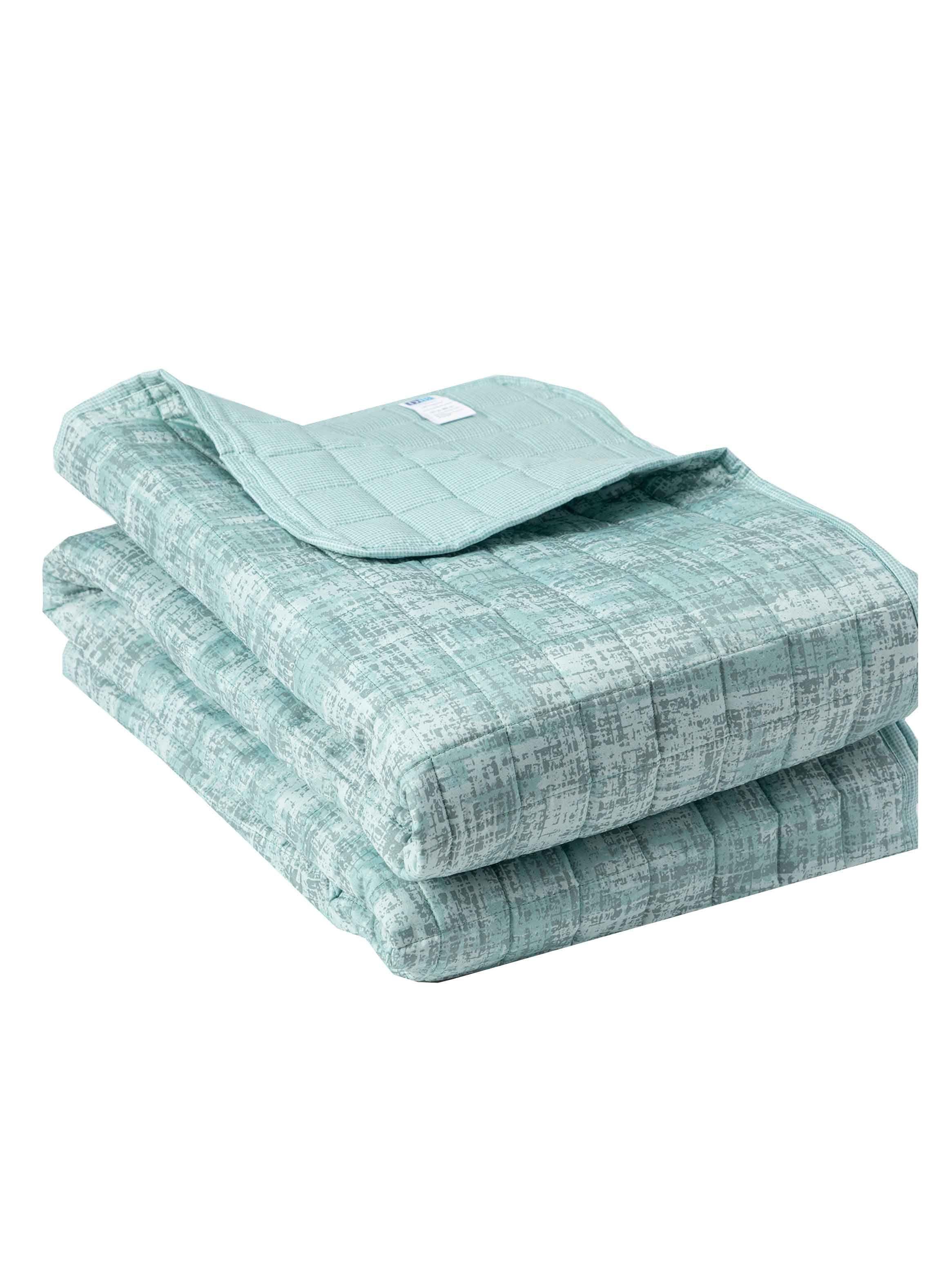 Quilt Reversible Textura 2P Verde-3