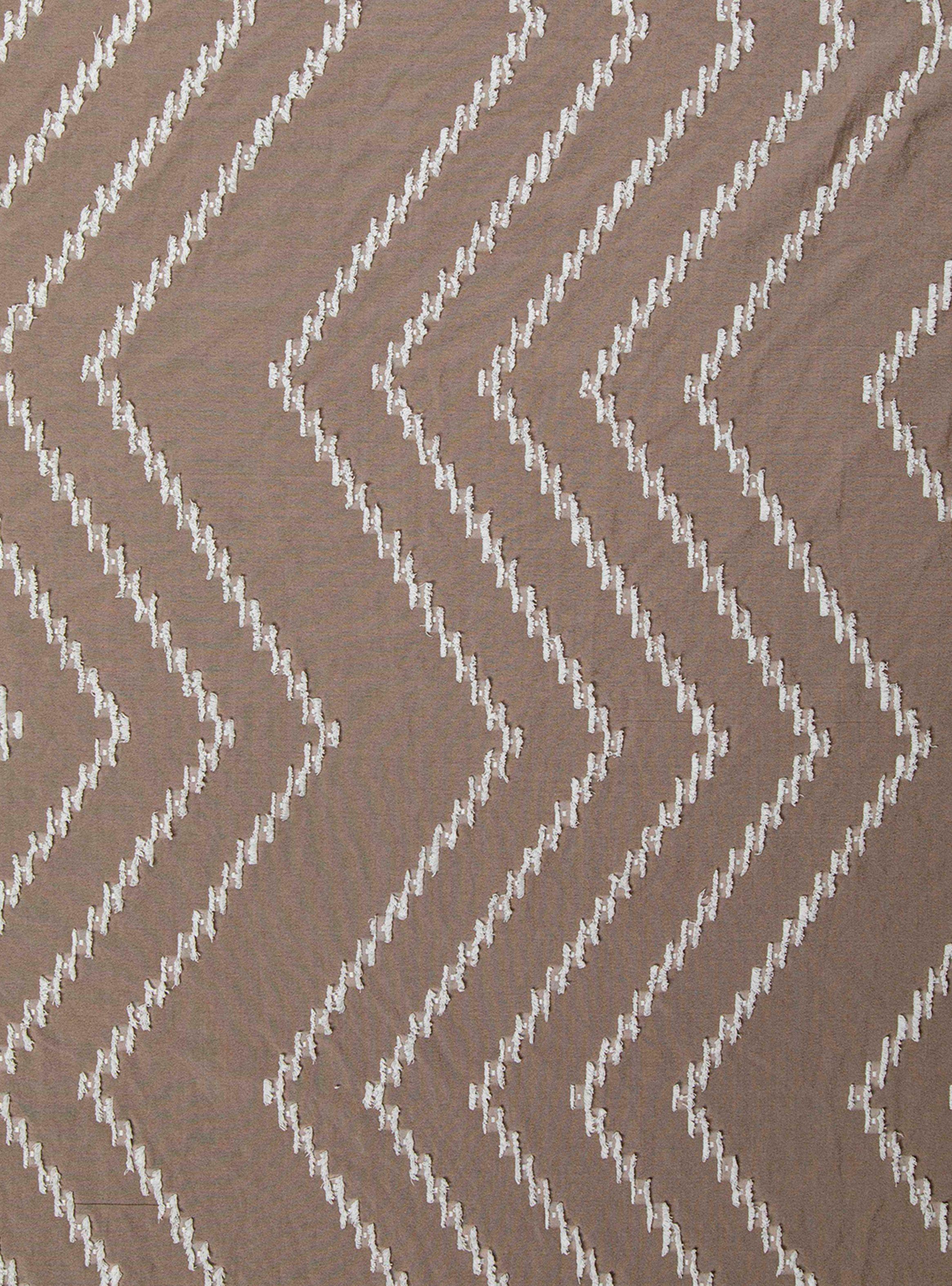 Plumón Jacquard  King Zigzag G-2
