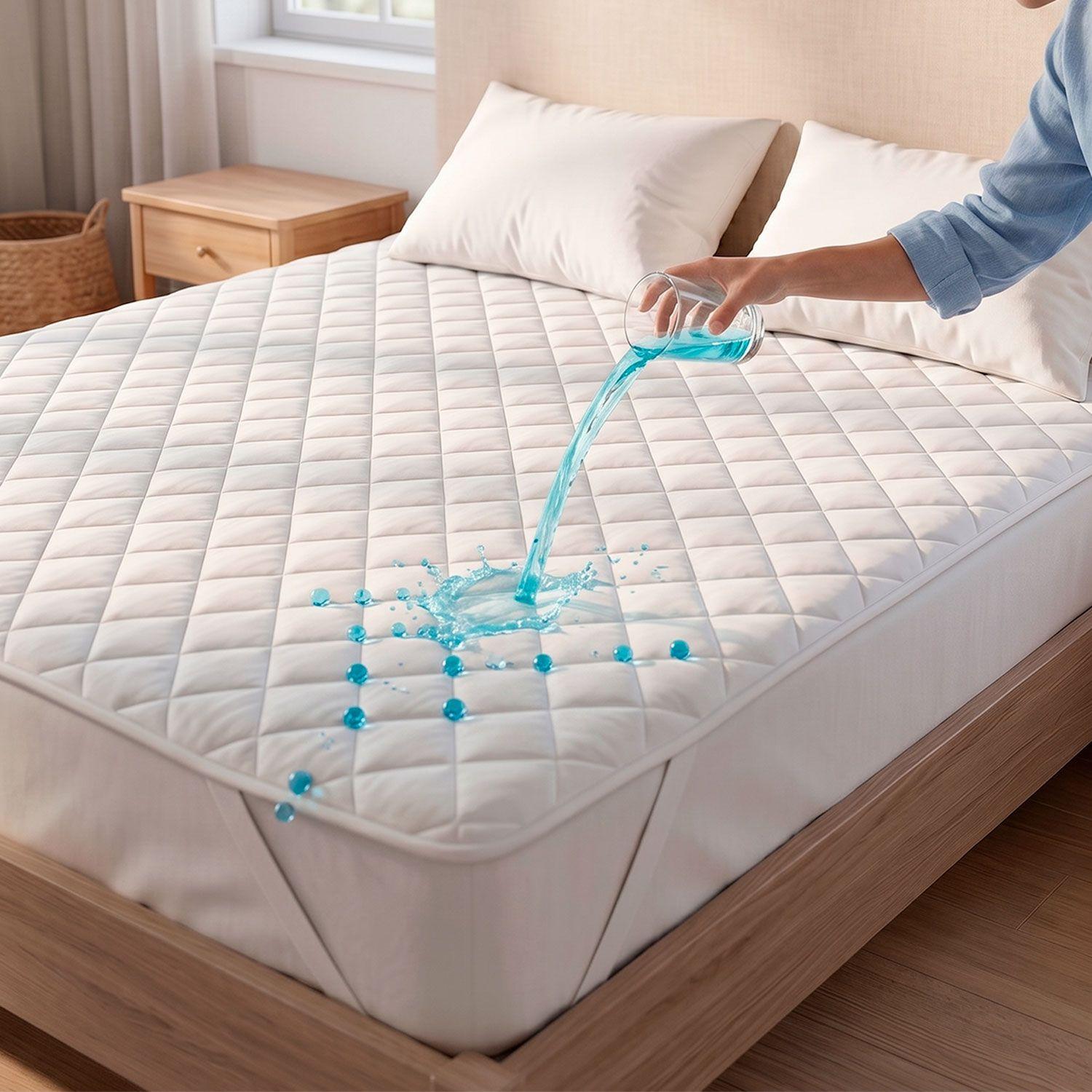 Cubrecolchón Microfibra Super King Waterproof-0