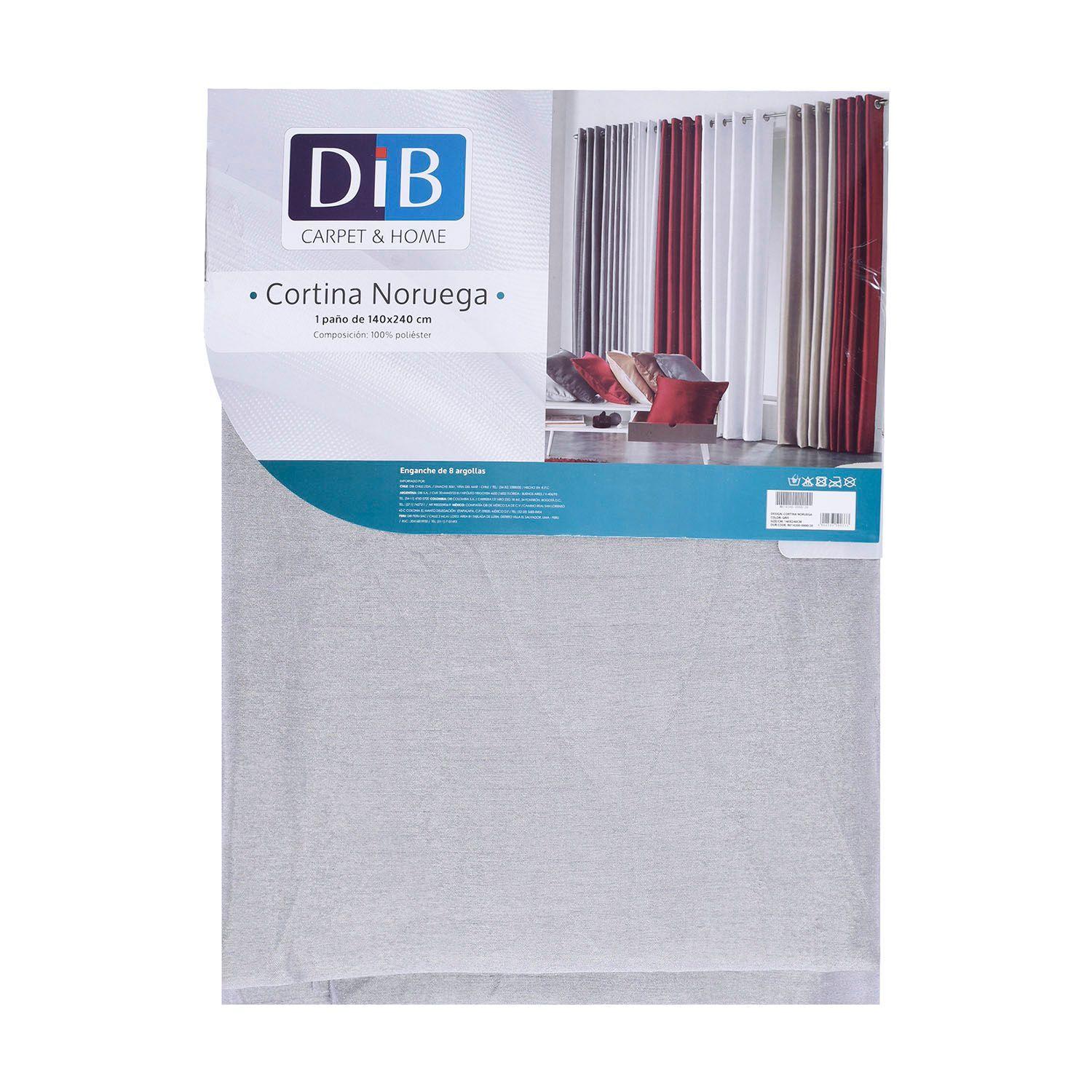 Cortina Noruega 140X230 Gris            -5