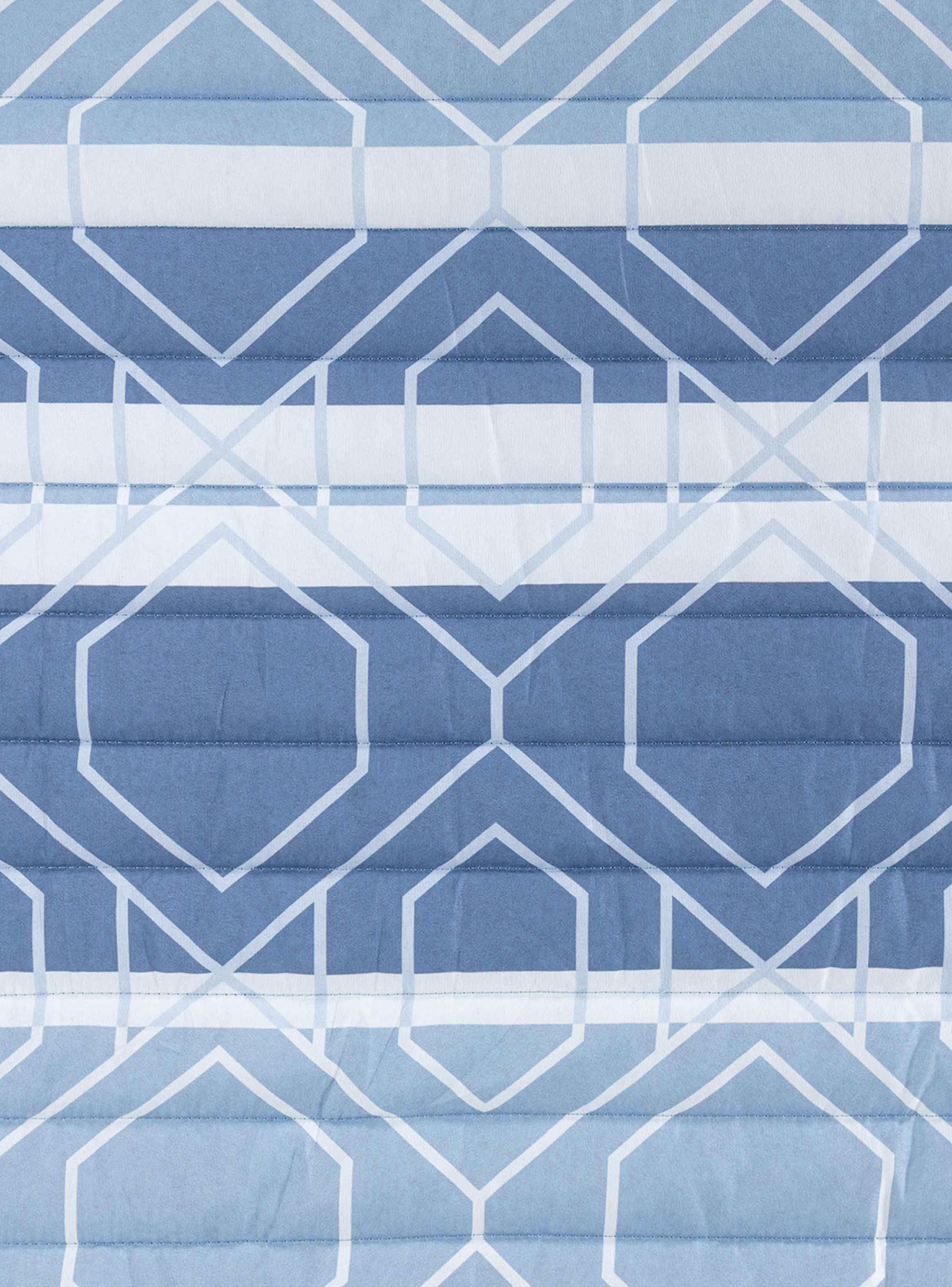 Quilt Reversible Estam 2P Rayas Azul-4