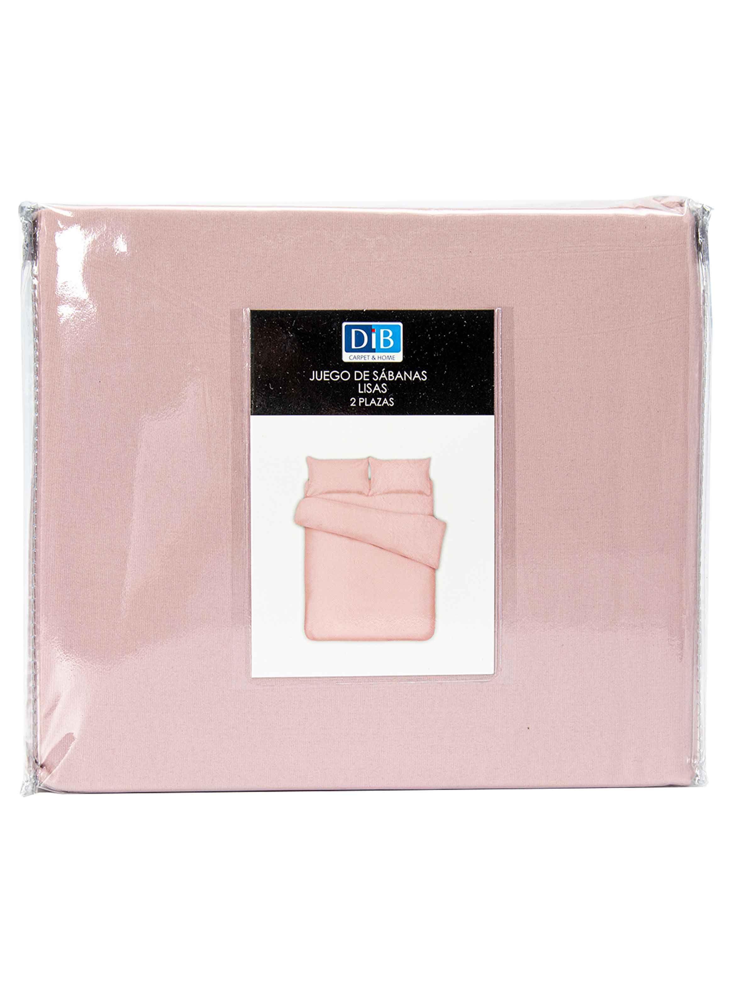 Pack 2 Sabanas Lisas 2P Rosa Viejo-3
