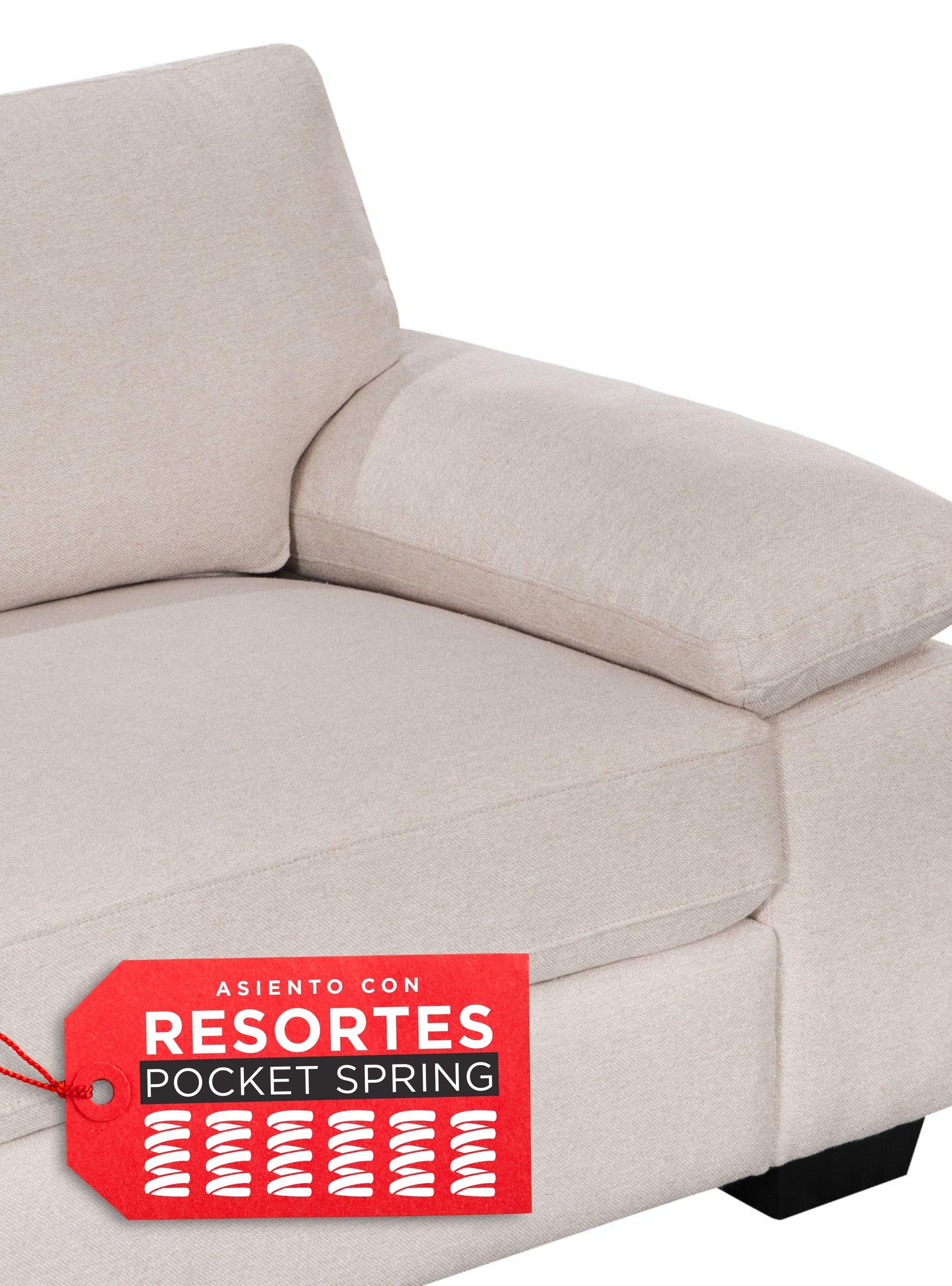 Sofá Parma 3 Cuerpos Beige-3