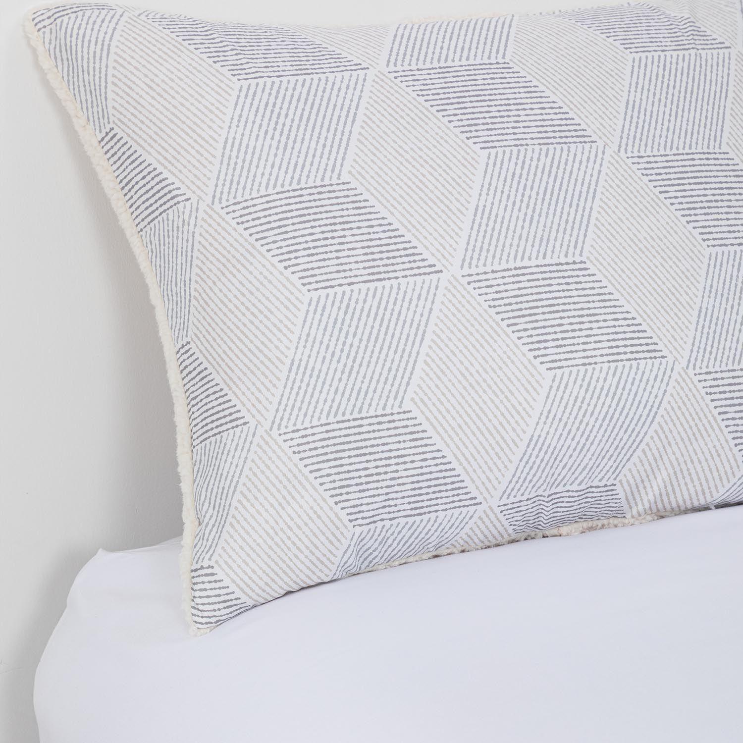 Plumon  Reversible Sherpa 1.5 Plaza Block. Gris-2