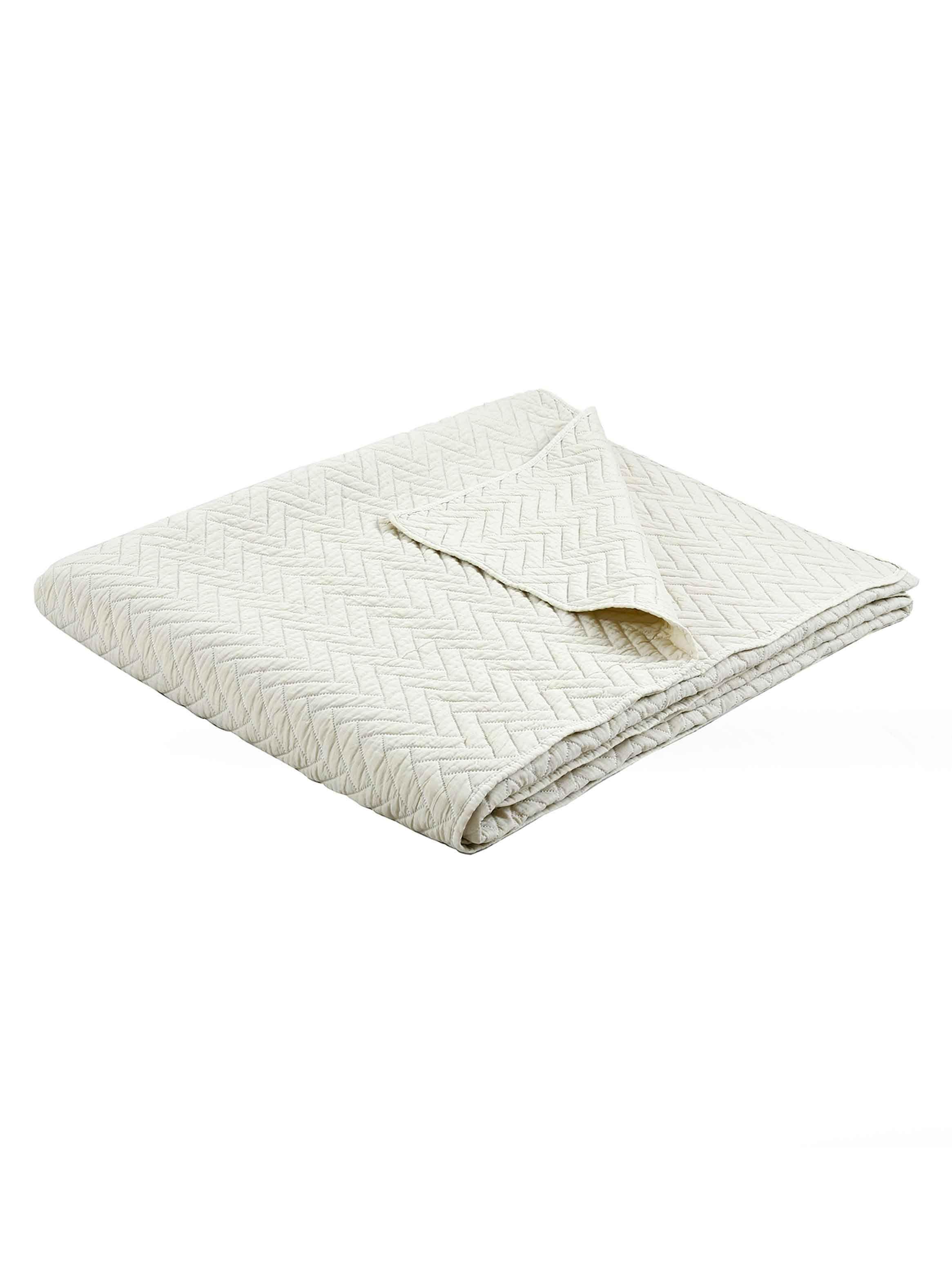 Quilt Geometric 2P Natural         -2