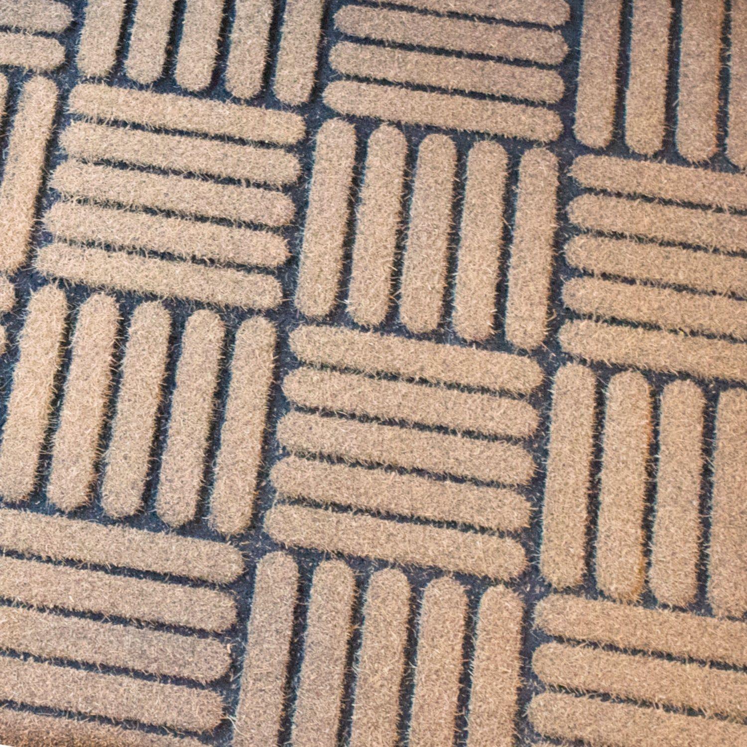 Limpiapiés Eco Rubber 45X75 Café-2