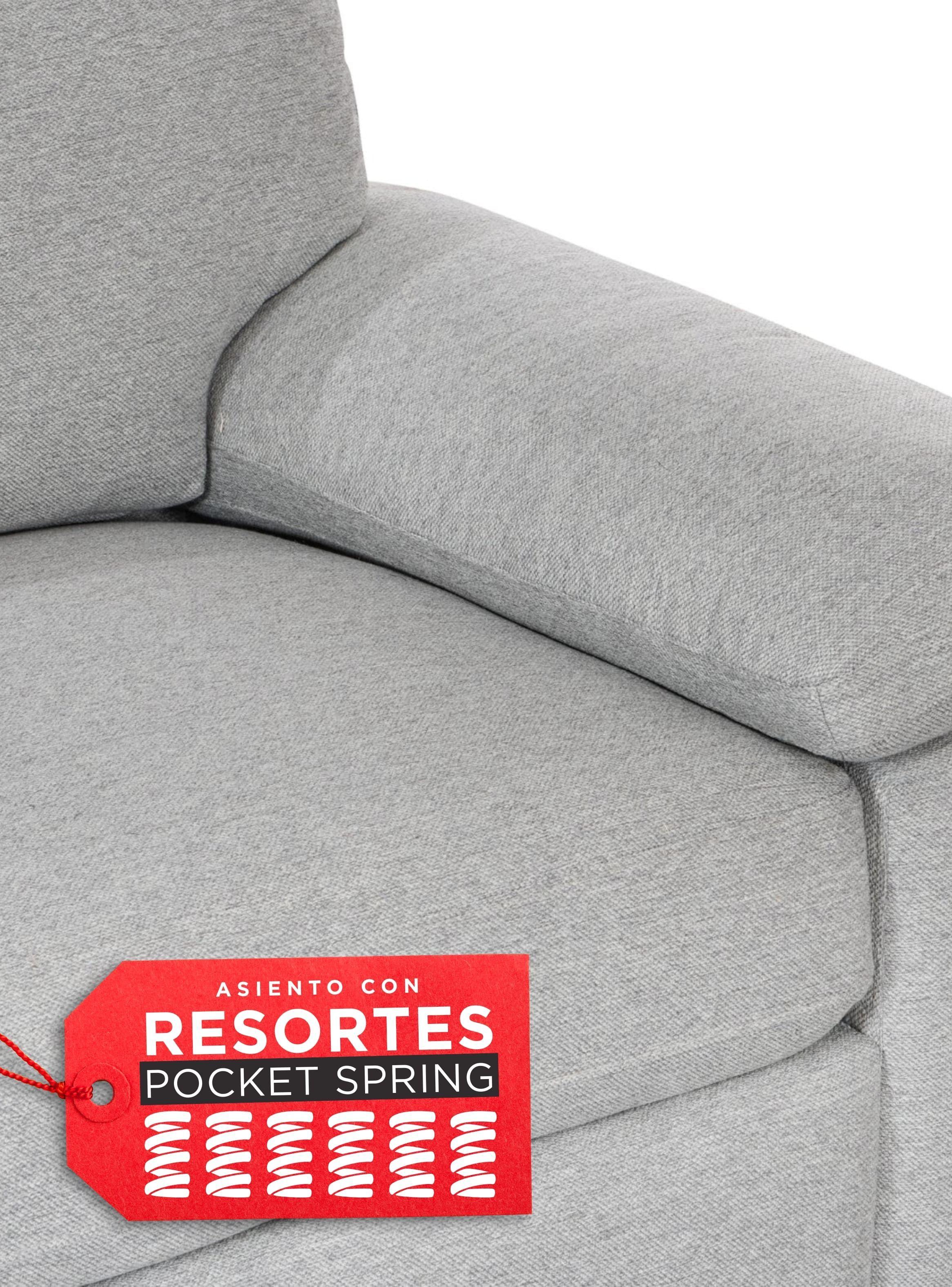 Sofá Parma 3 Cuerpos Gris Claro-3