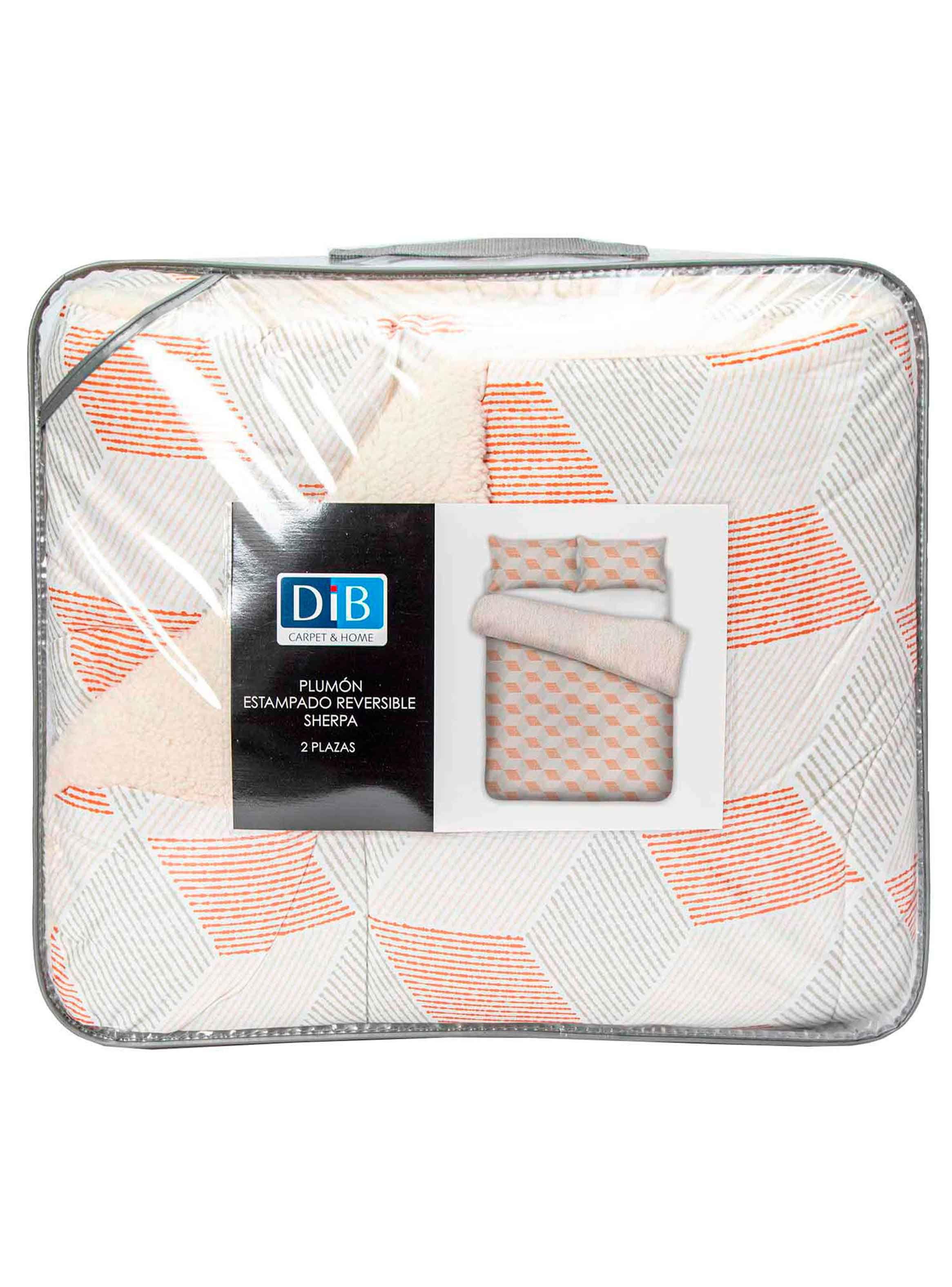 Plumon Reversible Sherpa 2 Plazas Block. Terracota-4