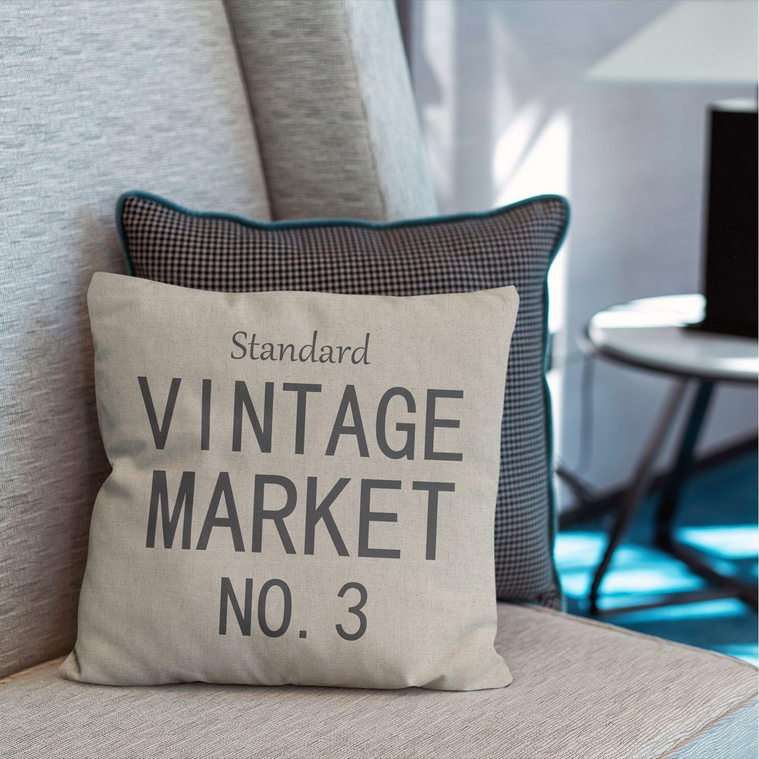 Cojin Lino Look Vintage 45X45 Market-3