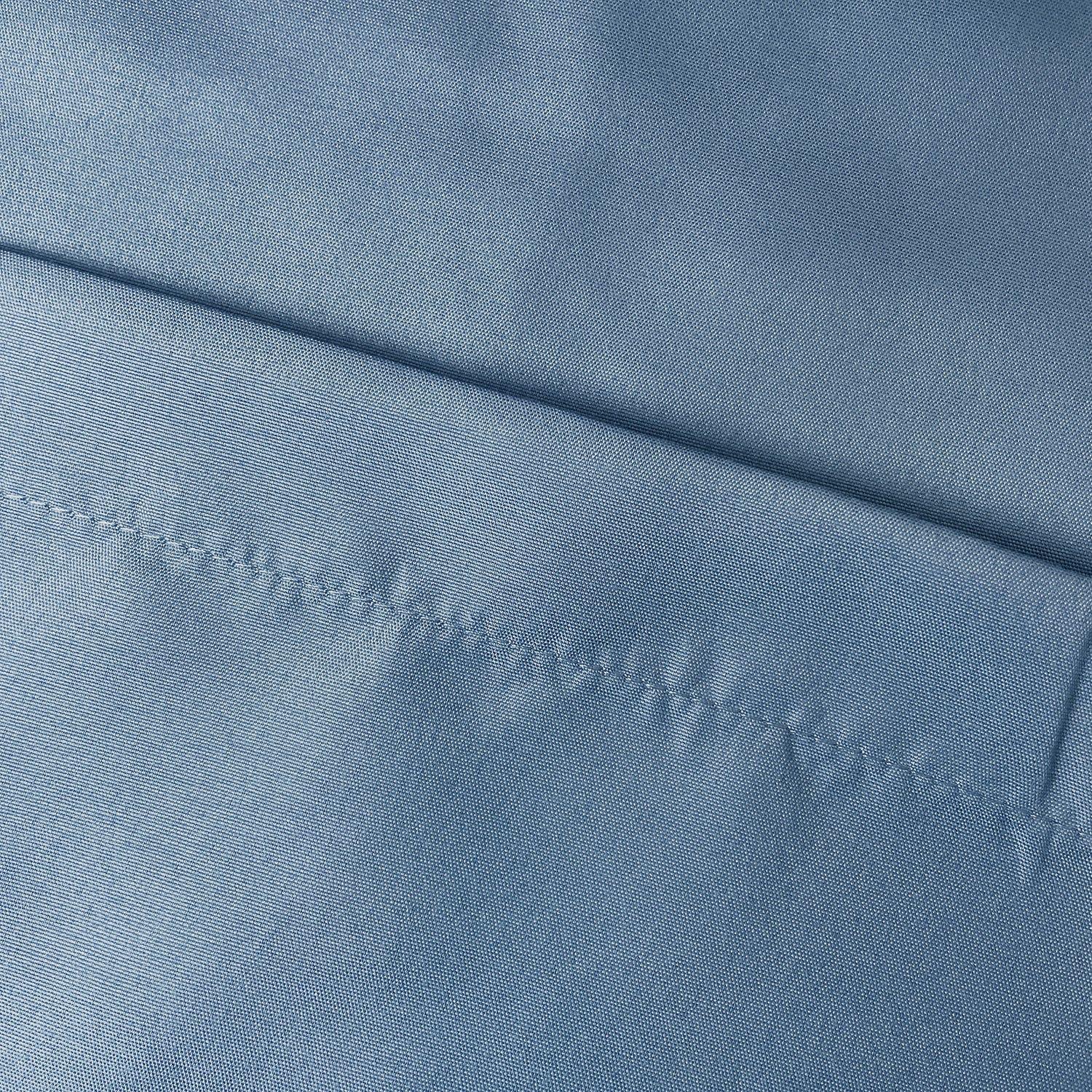 Sabanas Microfibra 1.5 Plaza Lisa Azul-2