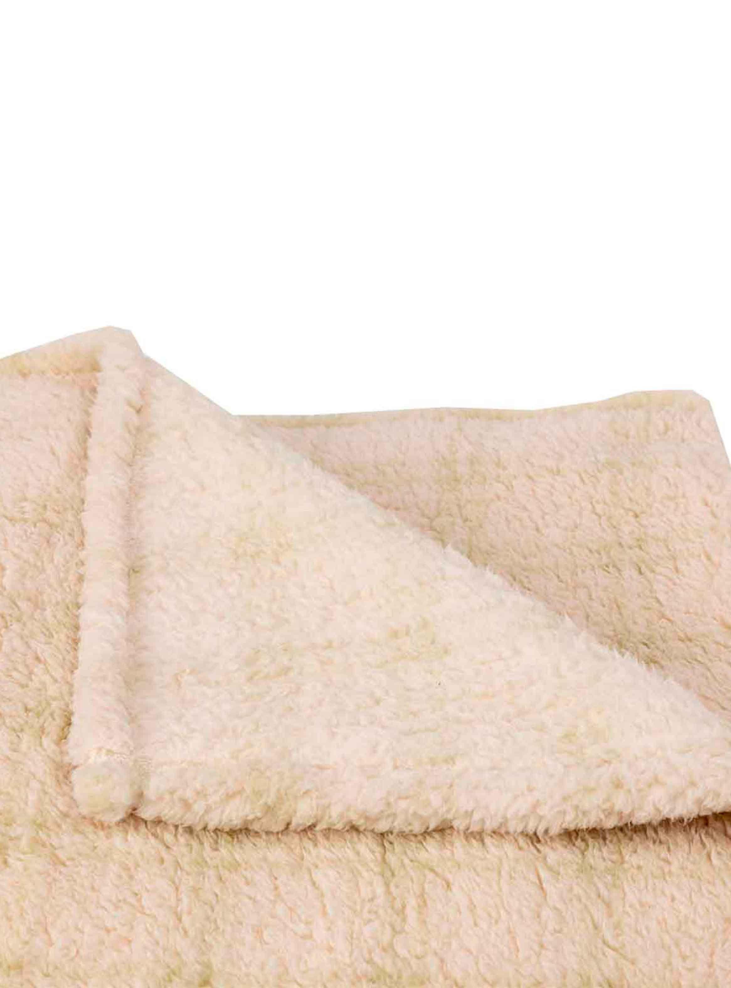 Manta Sherpa 125X150 Malaga Crema-2