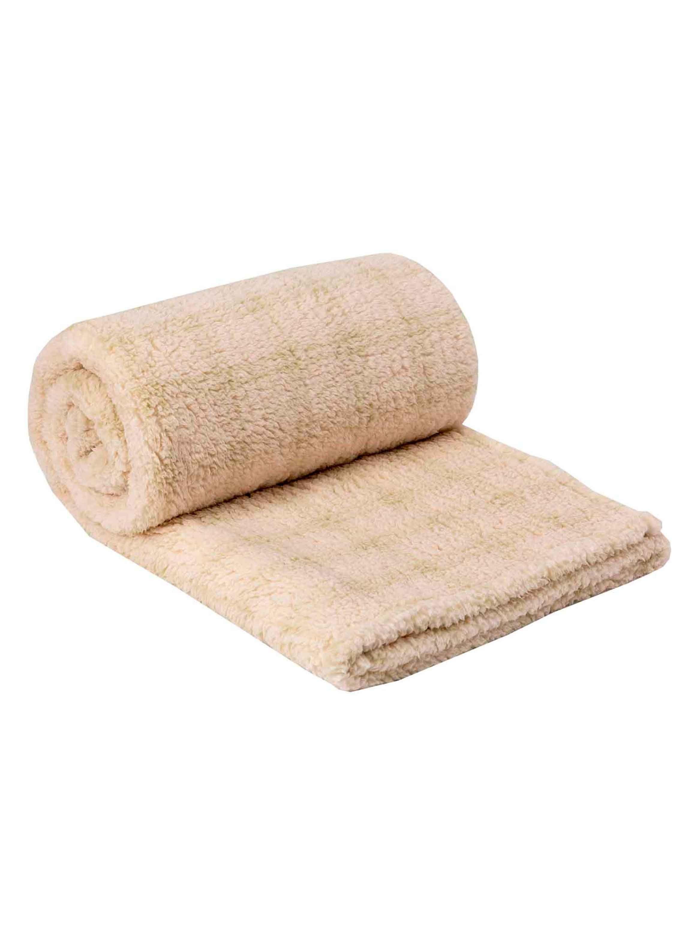 Manta Sherpa 125X150 Malaga Crema-4