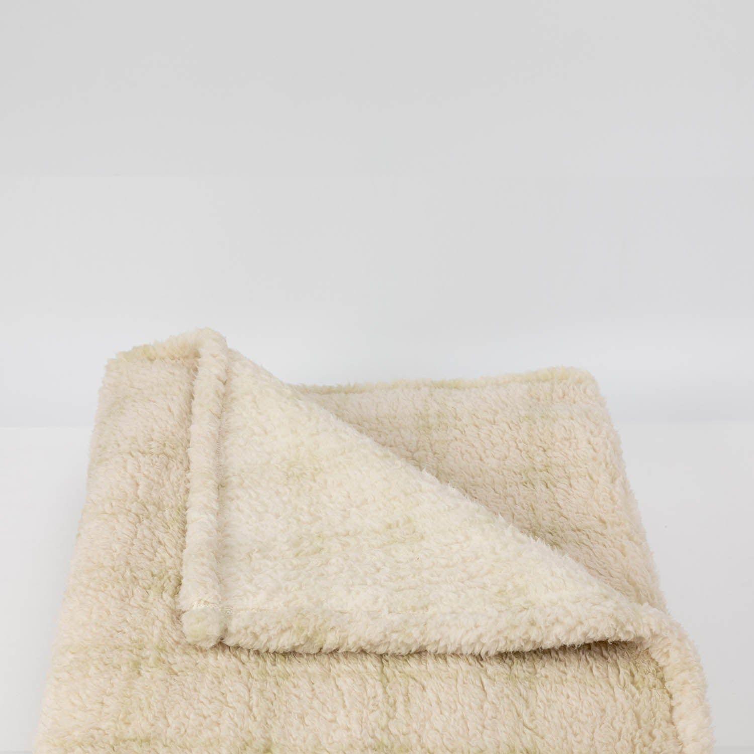 Manta Sherpa 125X150 Malaga Crema-2