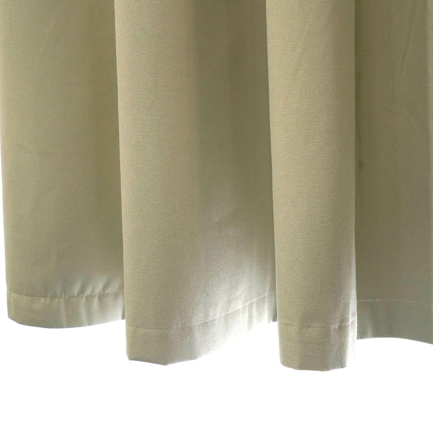 Cortina Blackout 2 Paños Trento Beige-4