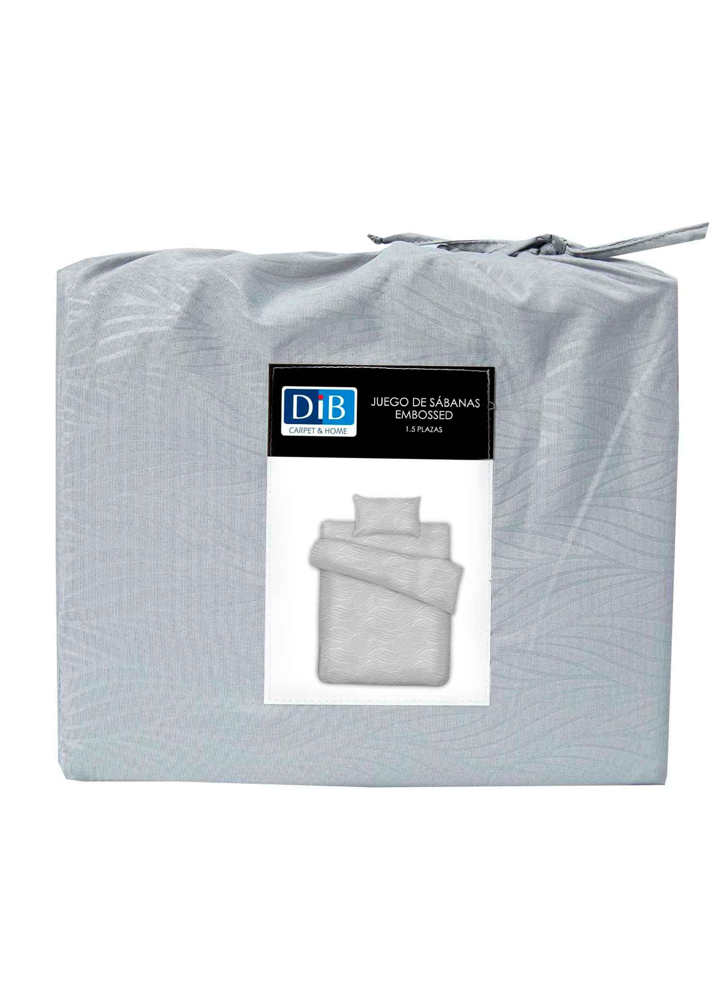 Sabanas Microfibra 1.5 Plaza Organic Gris Claro-3