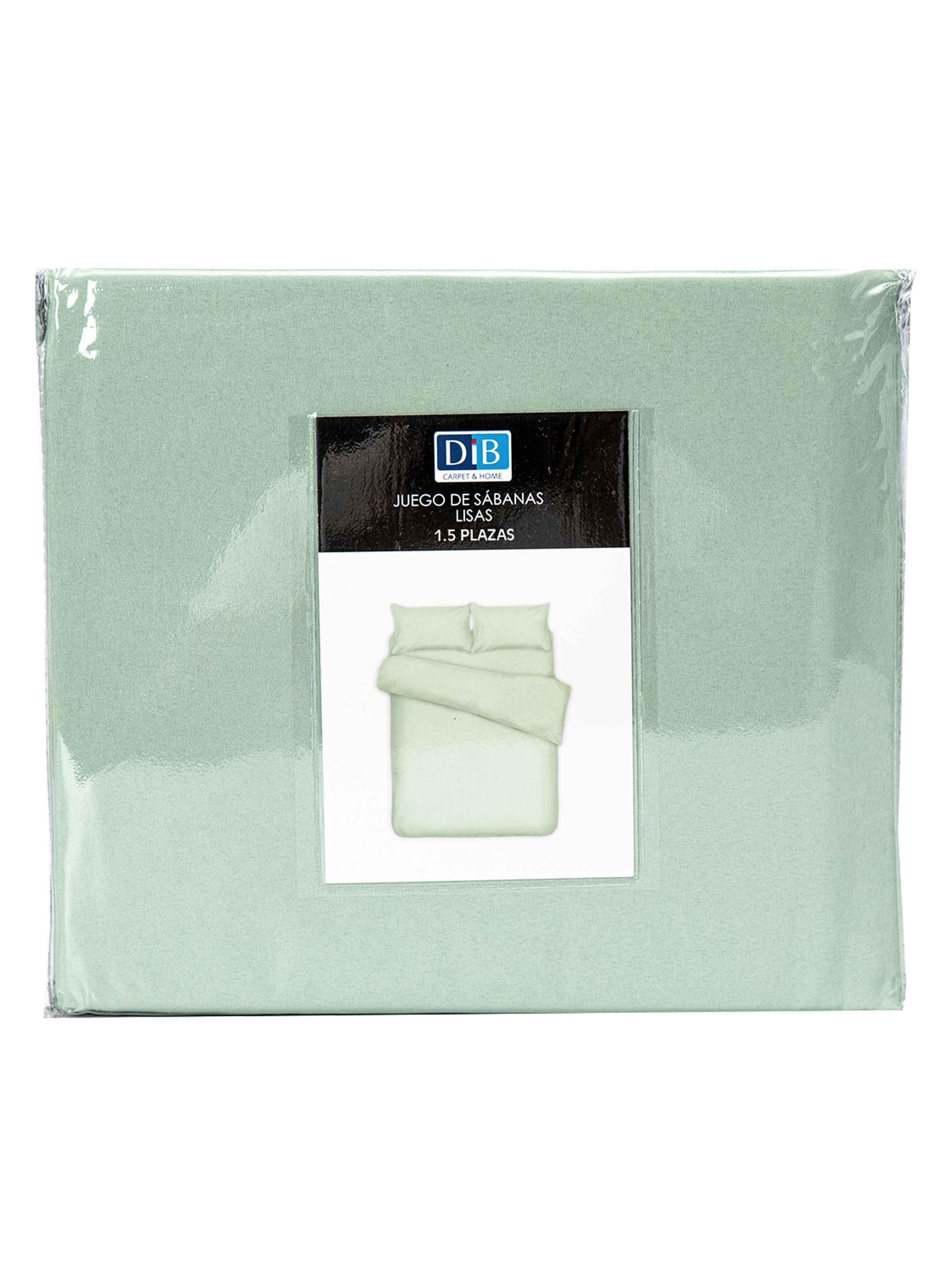 Sabanas Lisas 1.5P Verde Menta-3