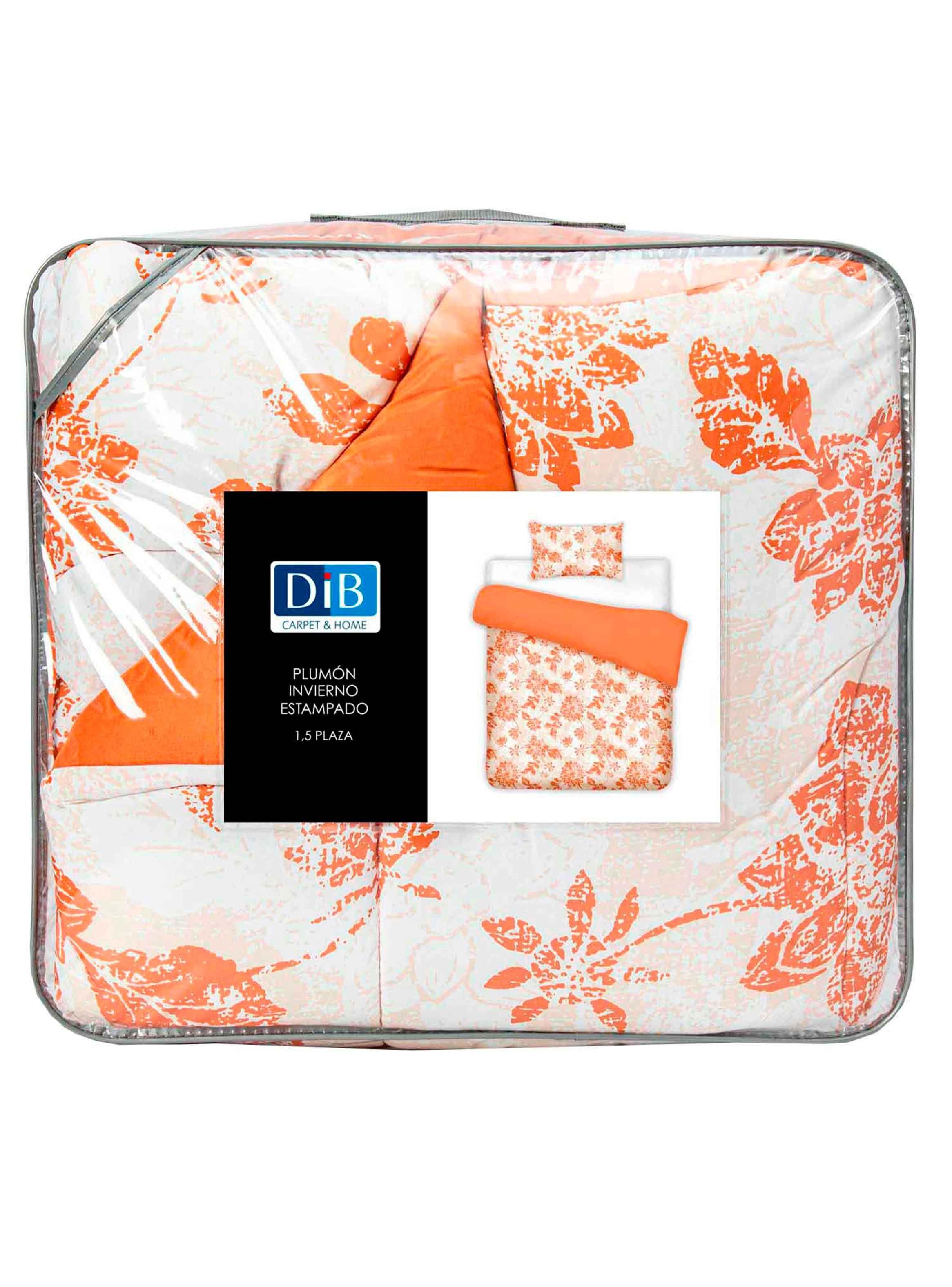 Plumon Reversible 1.5 Plaza Flores Terracota-4