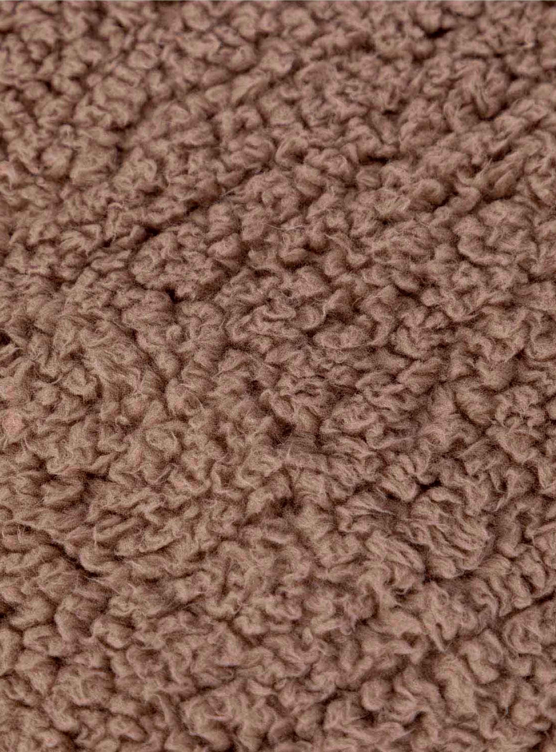 Manta Sherpa 125X150 Sevilla Gris - Café-4