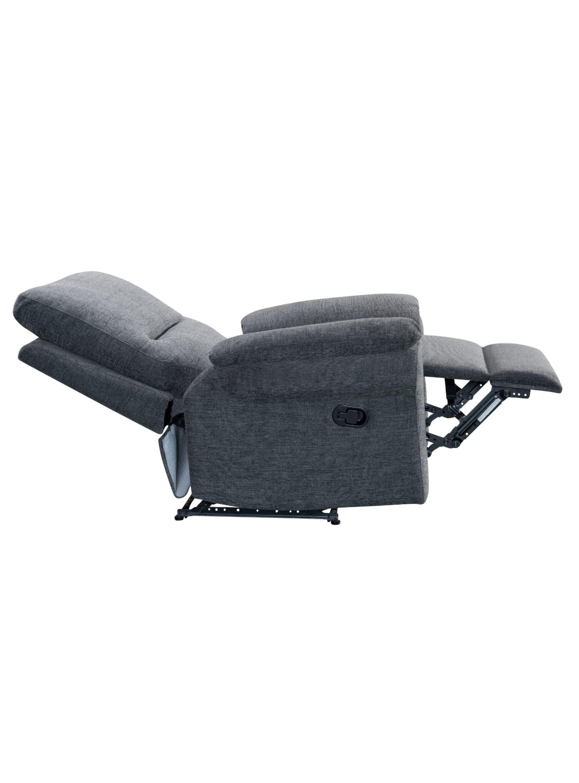 Berger Reclinable 1  Cuerpo Seúl Gris Oscuro-3