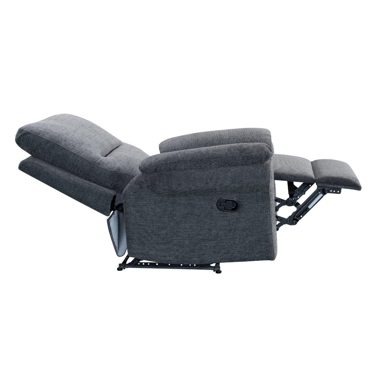 Berger Reclinable 1  Cuerpo Seúl Gris Oscuro-4