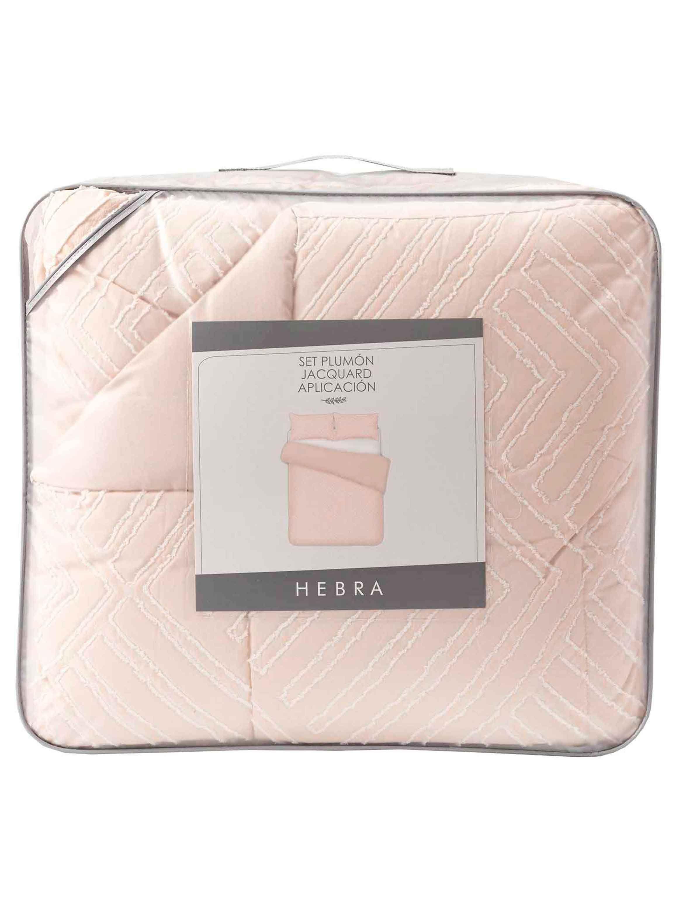 Plumon Jacquard Super King Flechas Beige-4