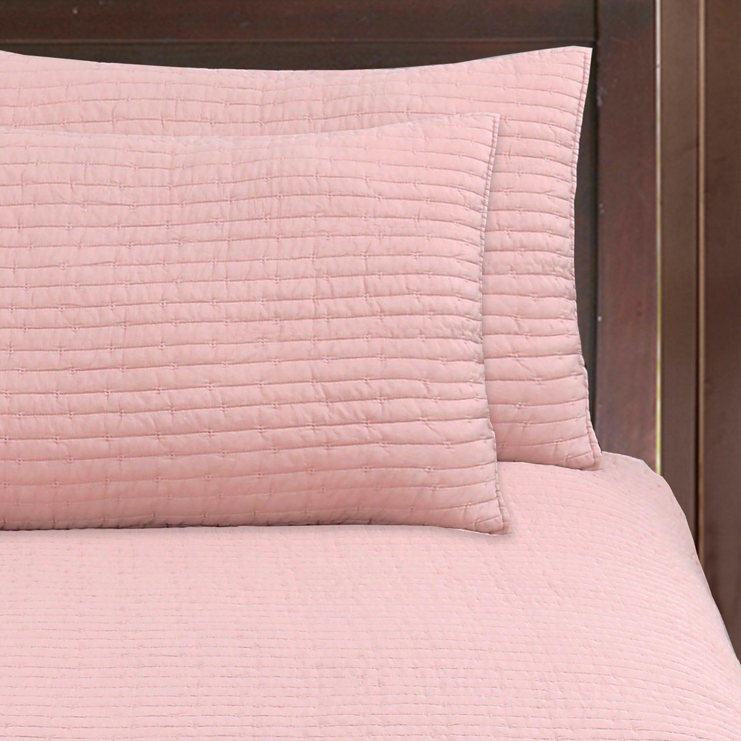 Quilt Patchwork Formas 2P Rosa-1