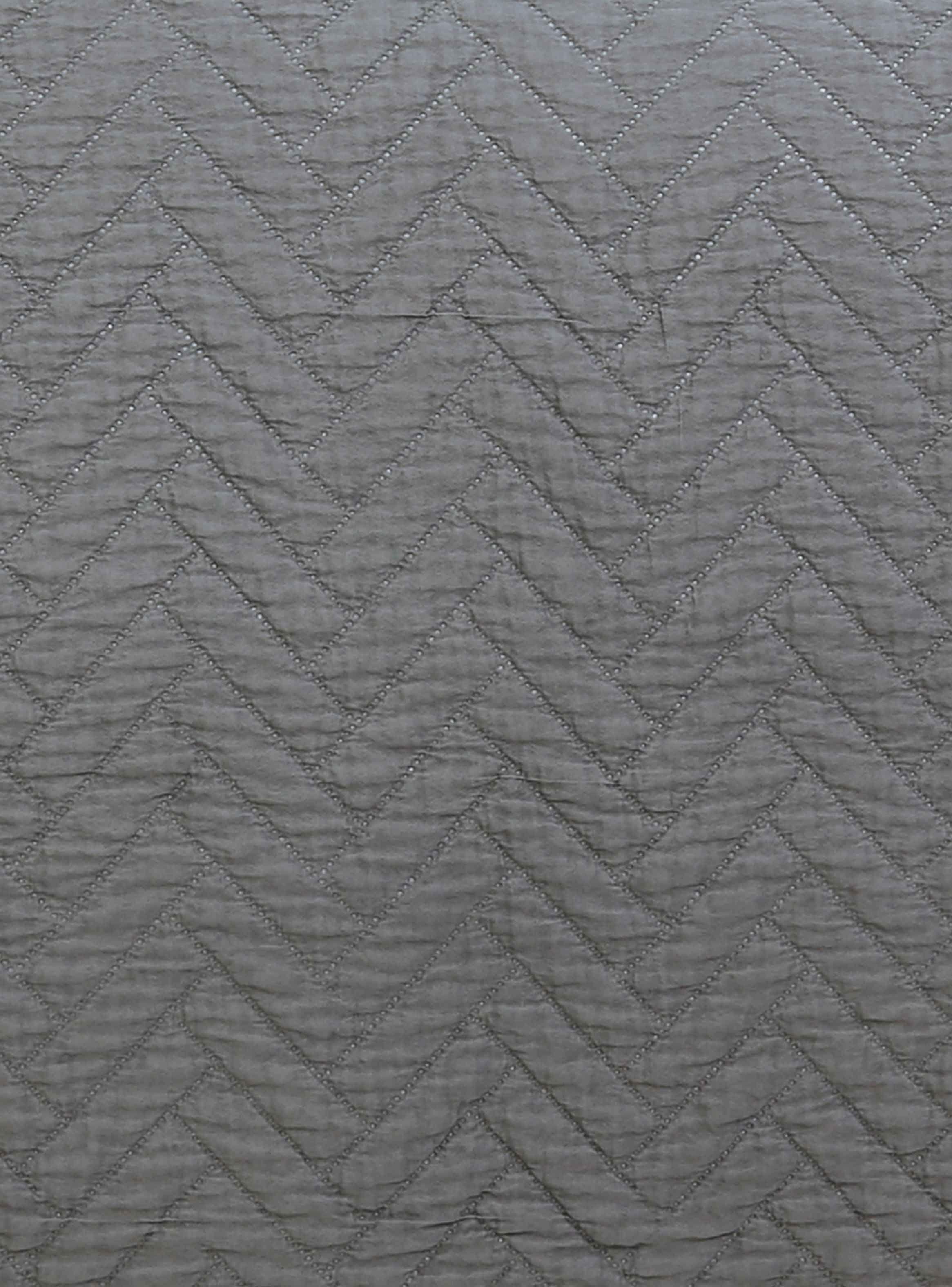 Quilt Geometric 1.5P Gris            -2