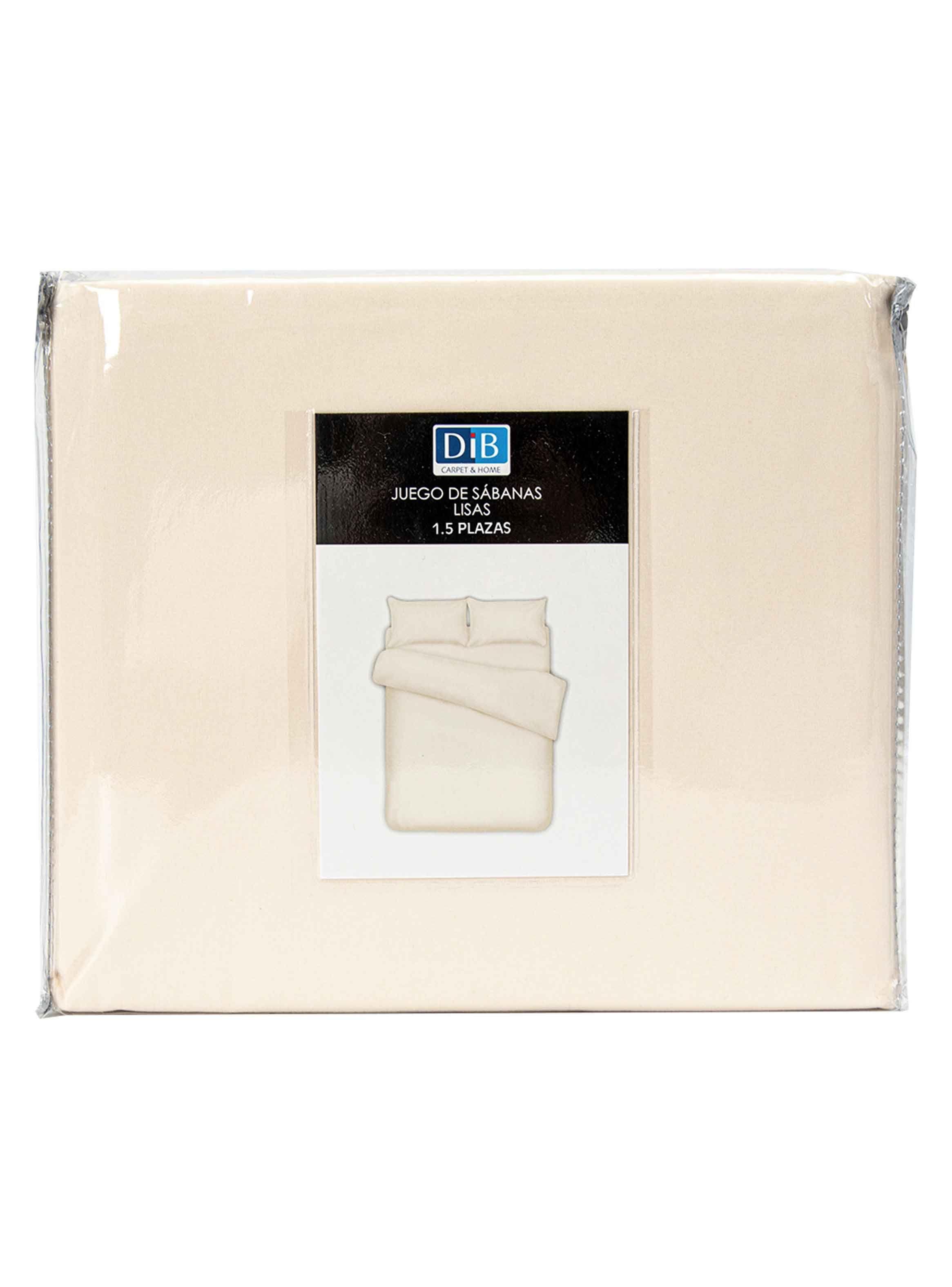 Pack 2 Sabanas Lisas 1.5P Crudo-3