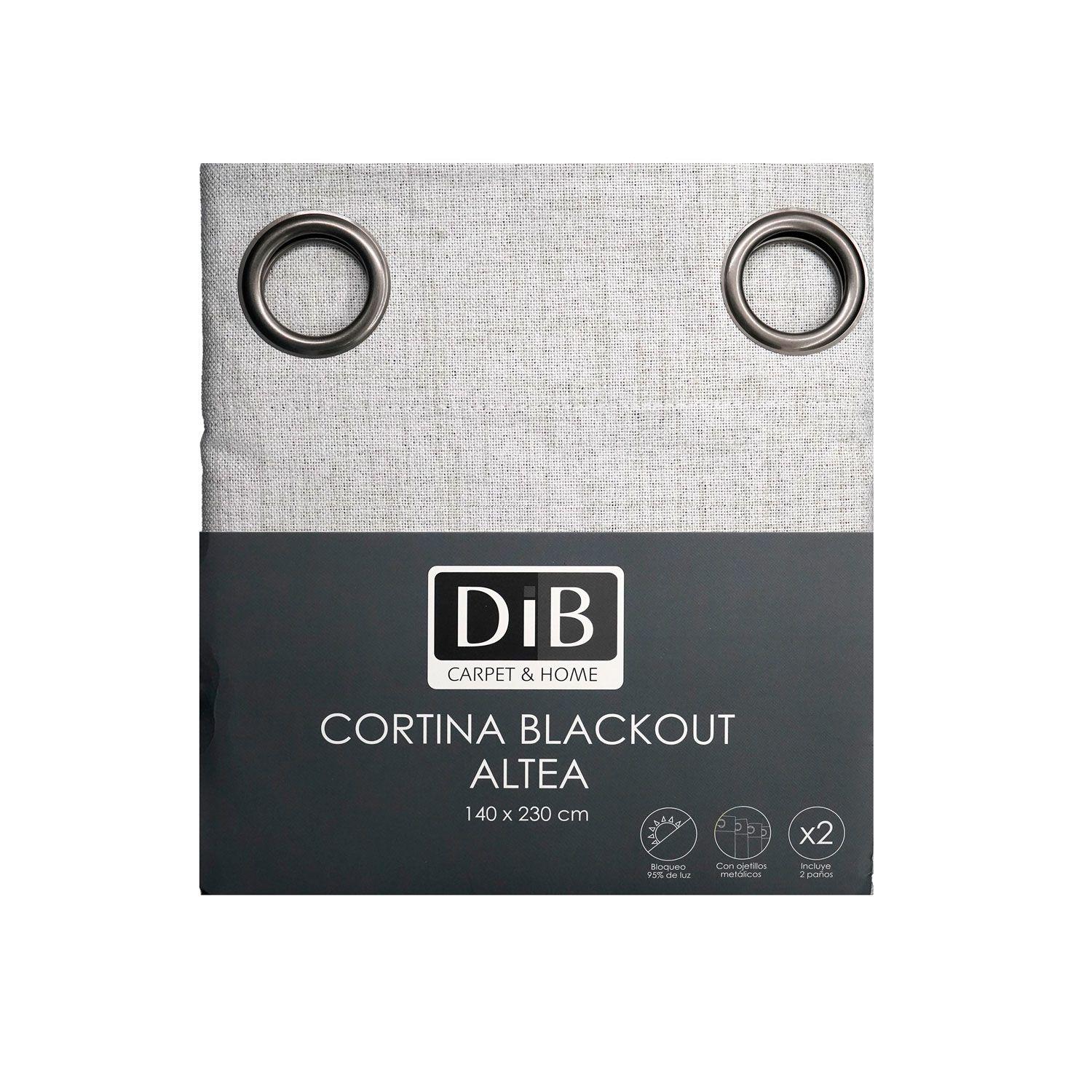 Cortina Blackout 2 Paños Altea Gris Claro-5
