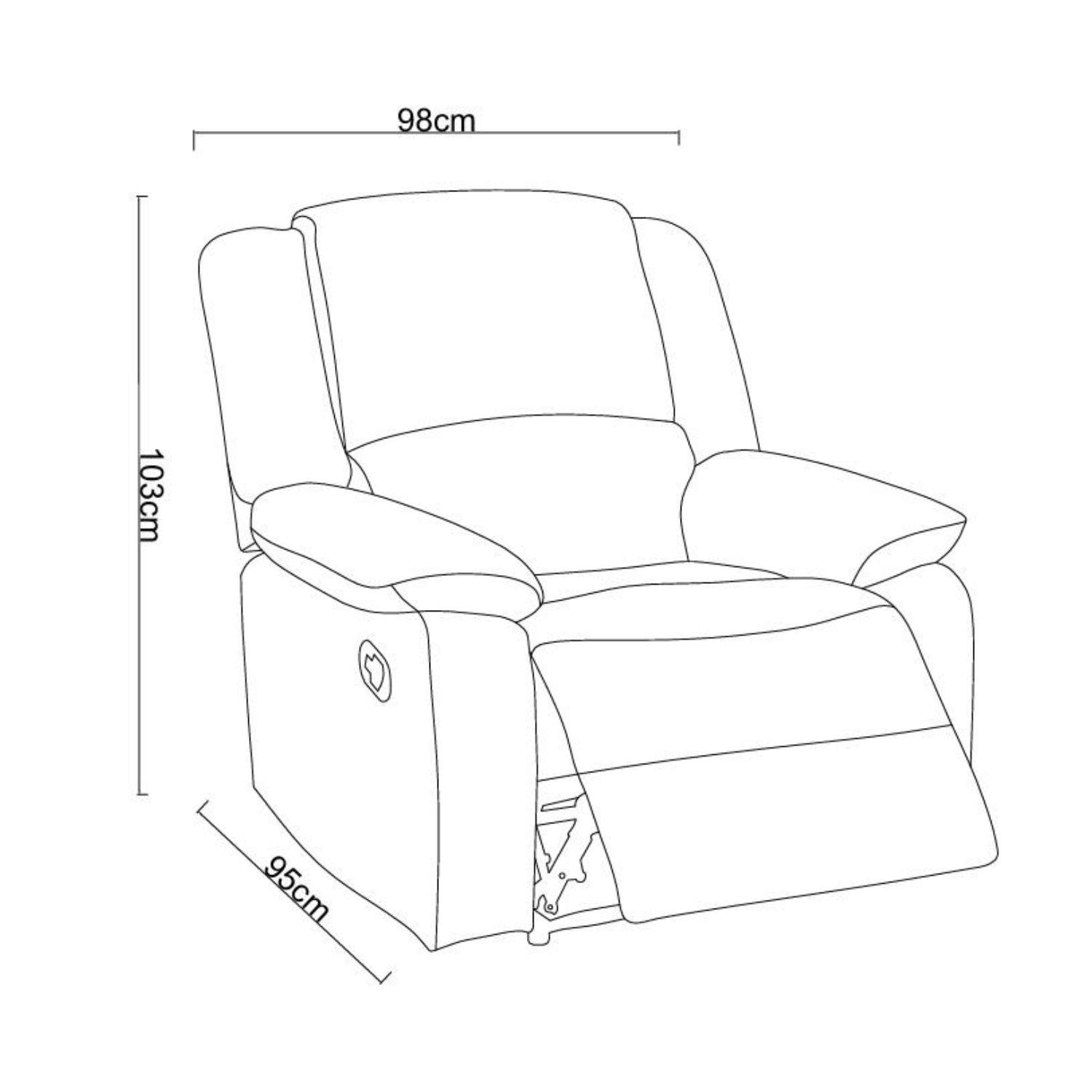 Berger Reclinable 1  Cuerpo Osaka Gris Piedra-2