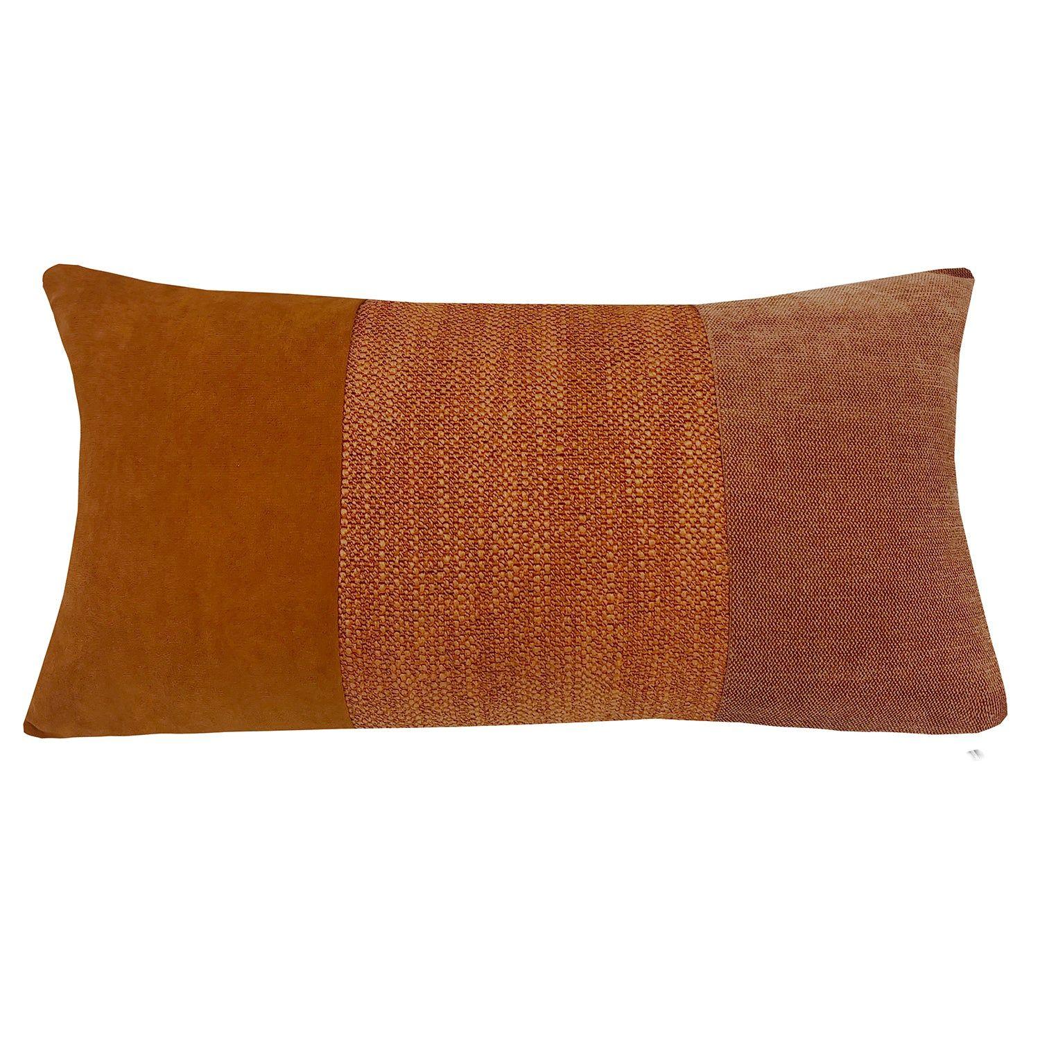 Cojín Patchwork  Rectangular Terracota 30X50-0