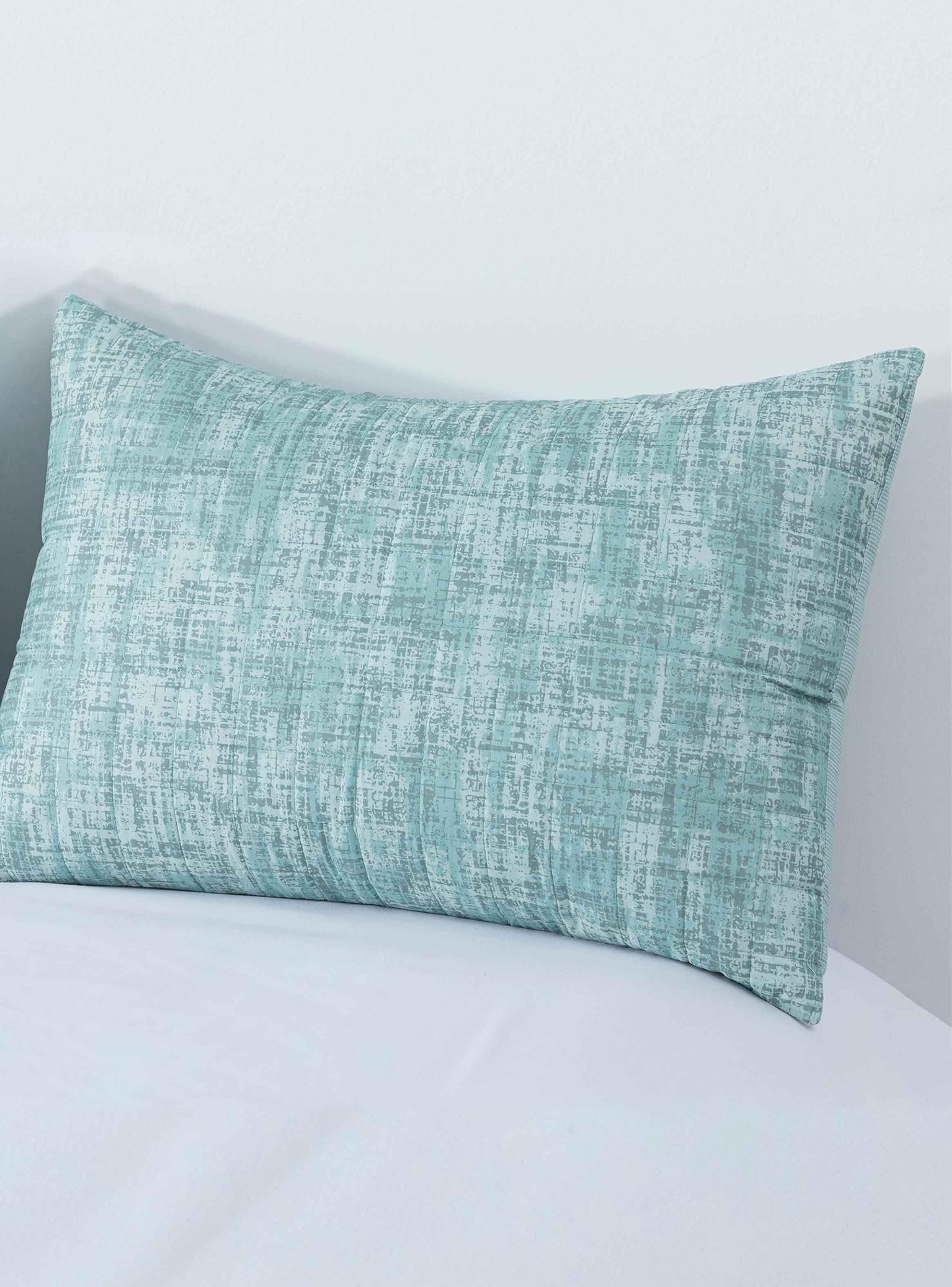 Quilt Reversible Textura 1.5P Verde-3