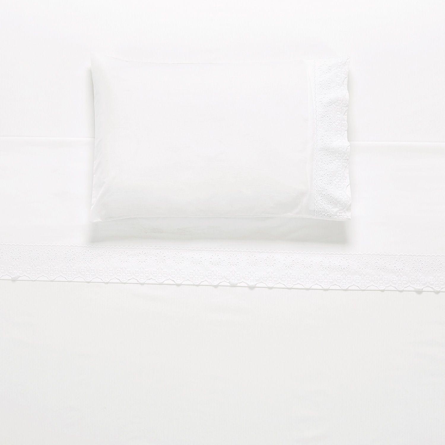 Juego Sabana Broderie Alicante 1.5 P Blanco-3