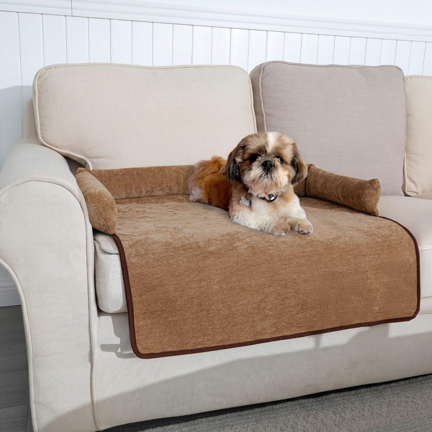 Cama Pet para Sofá 70x70 Café-1