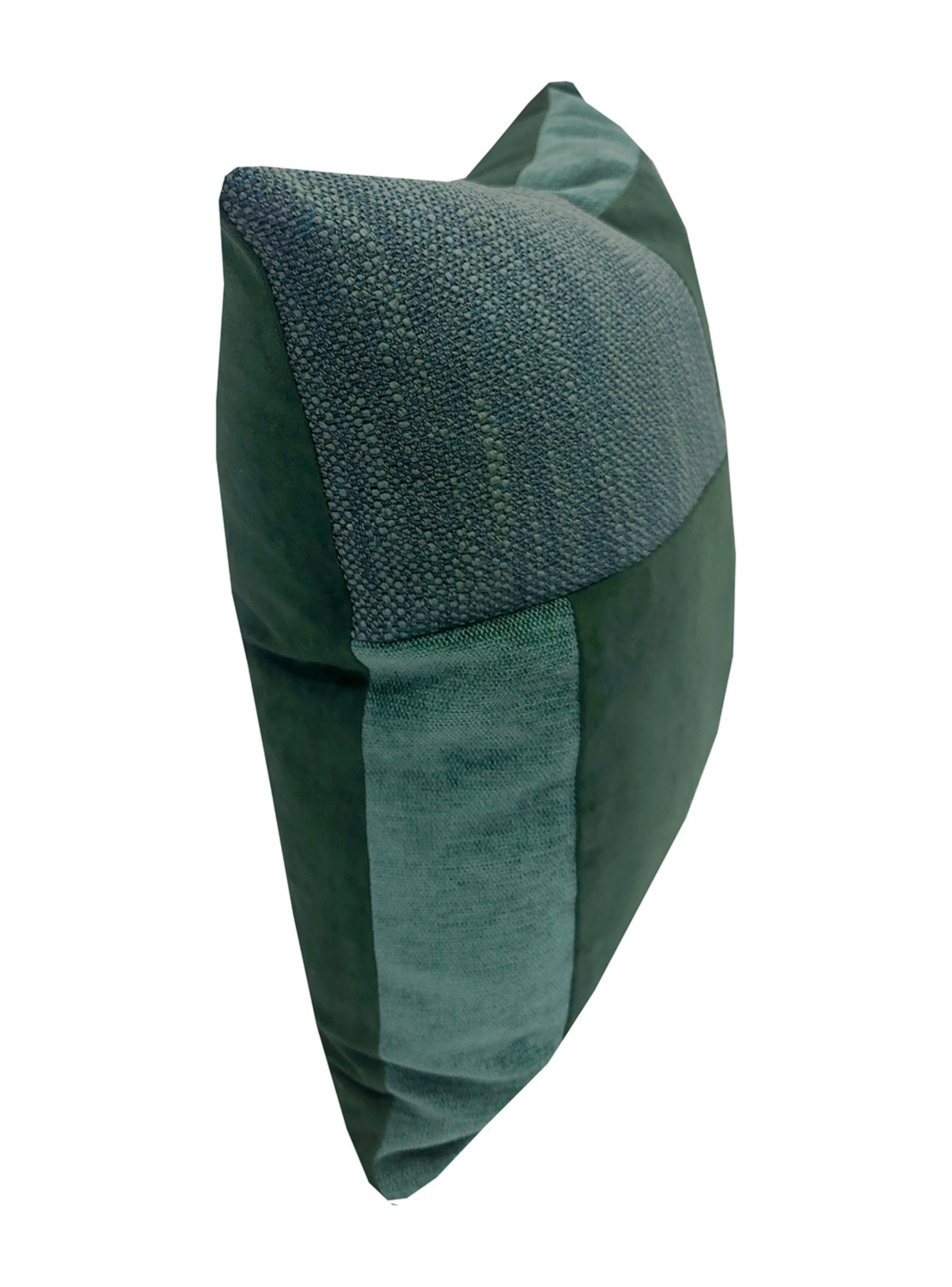 Cojin Patchwork Verde 45X45-2