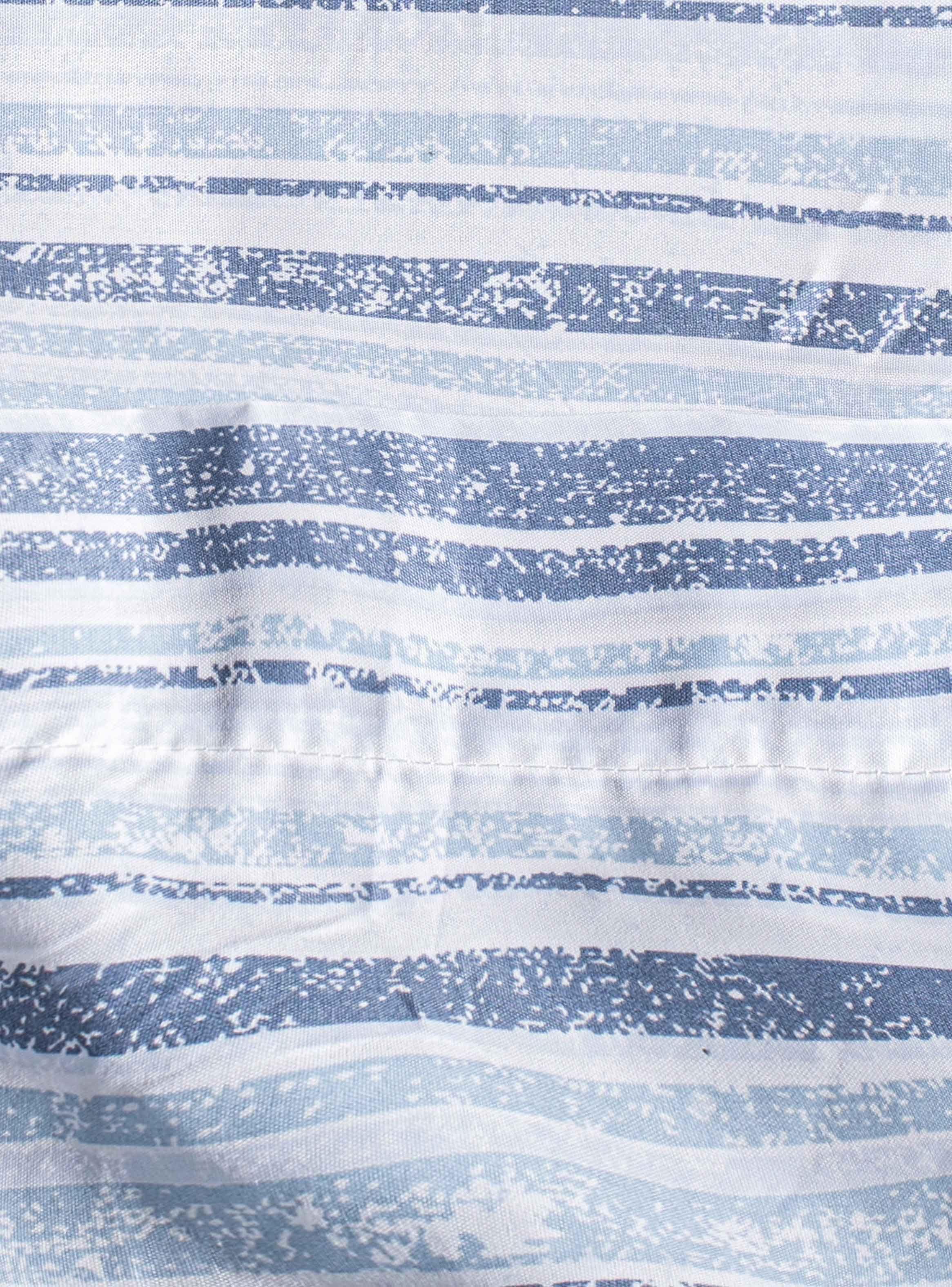 Pack 2 Sabanas Estampadas 1.5P Líneas Azul-2