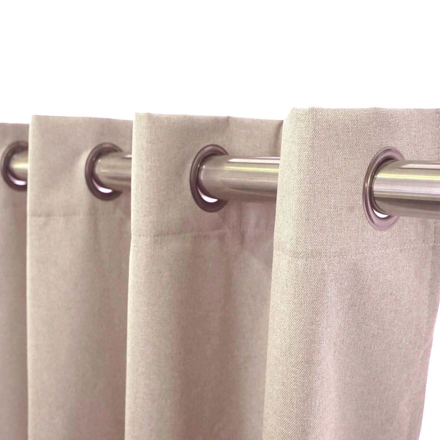 Cortina Blackout 2 Paños Trento Tostado-3