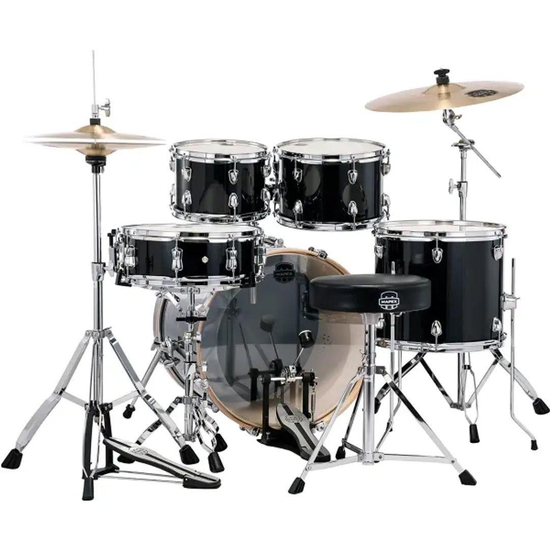 Ve5044FTCVH Batería Venus 4Pcs Hw C/Platos Black Galaxy Sparkle, Mapex -2
