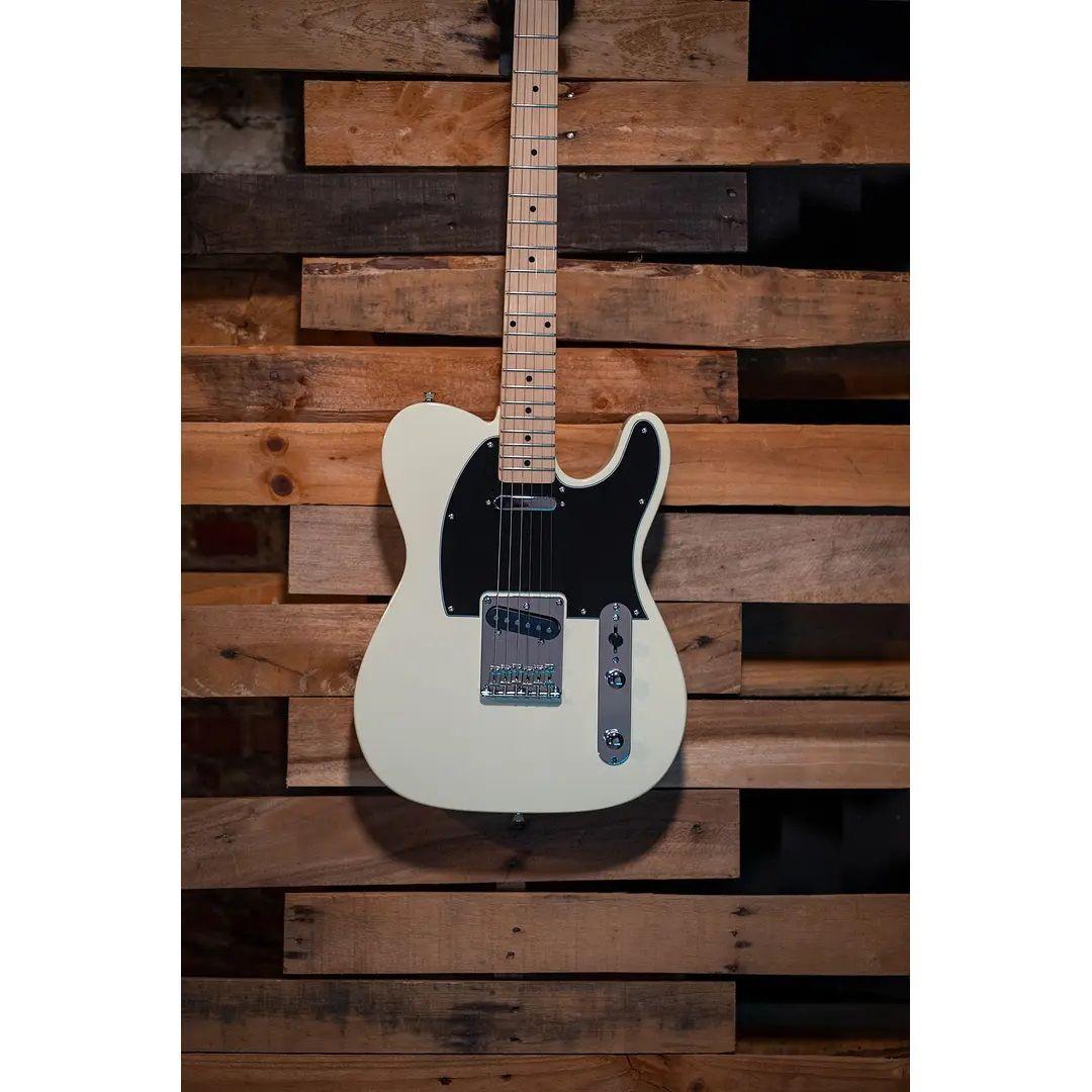 Guitarra eléctrica Telecaster WASHBURN OS-LT-IV-MF-A-U, Crema-3