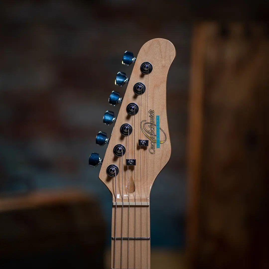 Guitarra eléctrica Telecaster WASHBURN OS-LT-IV-MF-A-U, Crema-4