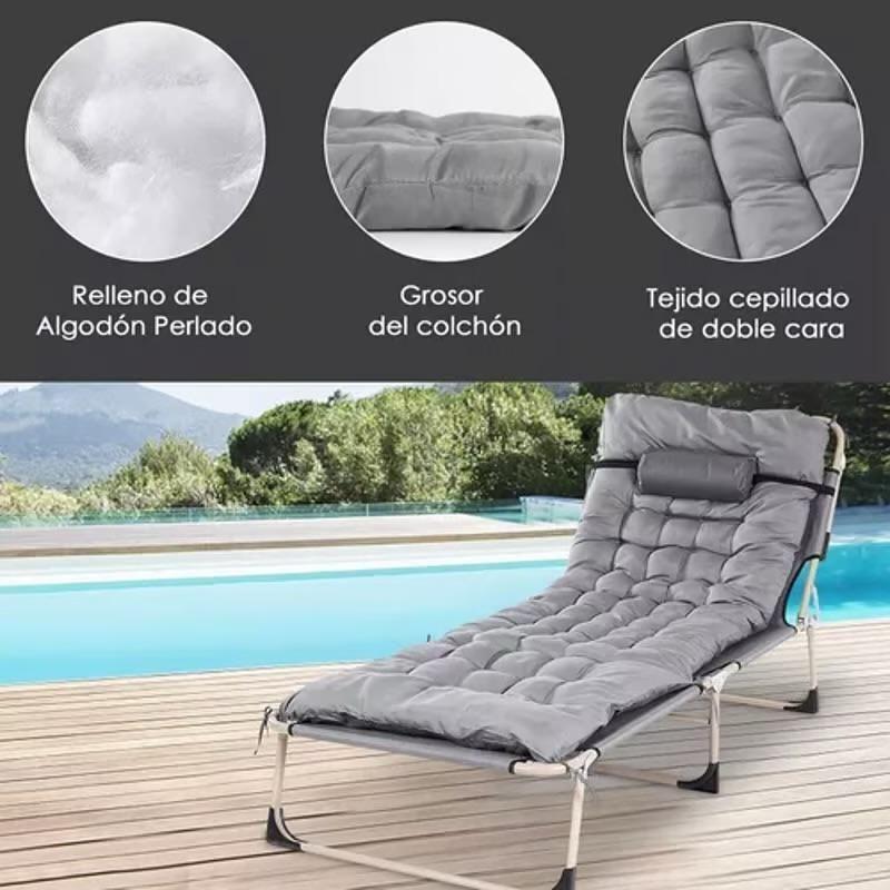 Cama Portátil Plegable Con Colchón-2