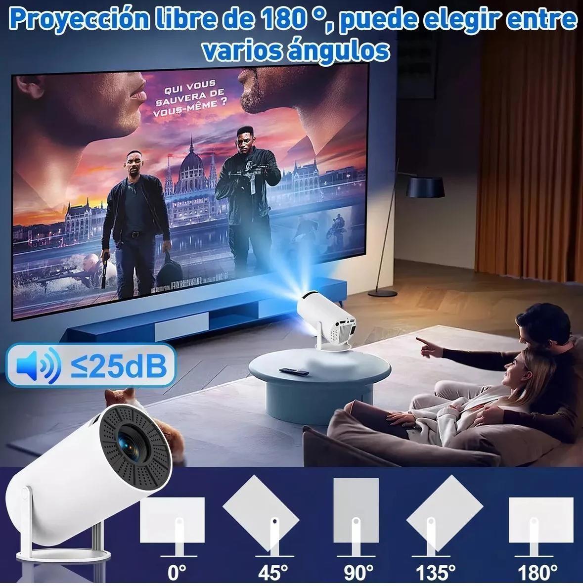 Proyector de Video Smart 4K Ultra HD HomeCinema Wifi-6