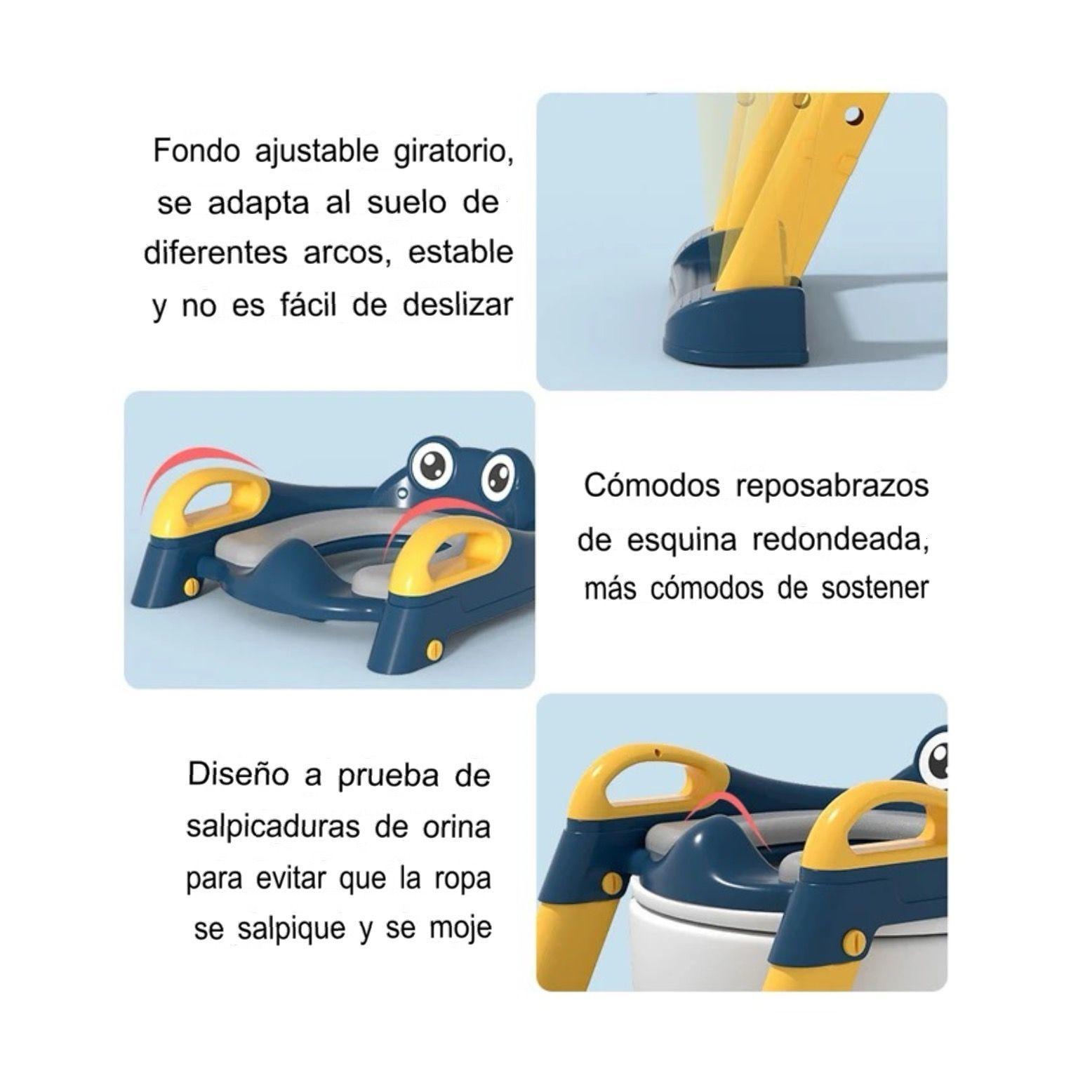 Baño De Entrenamiento Asiento Escalera Plegable Para Niños-3