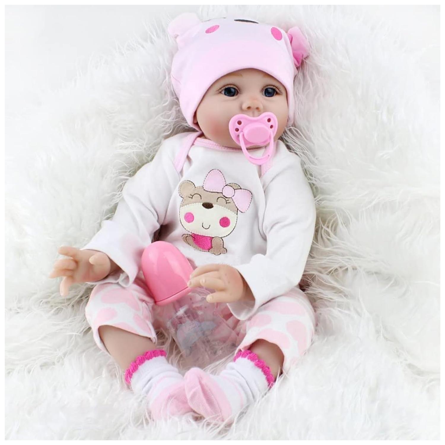 Muñeca Bebé Reborn Super Realista 55 cm-4