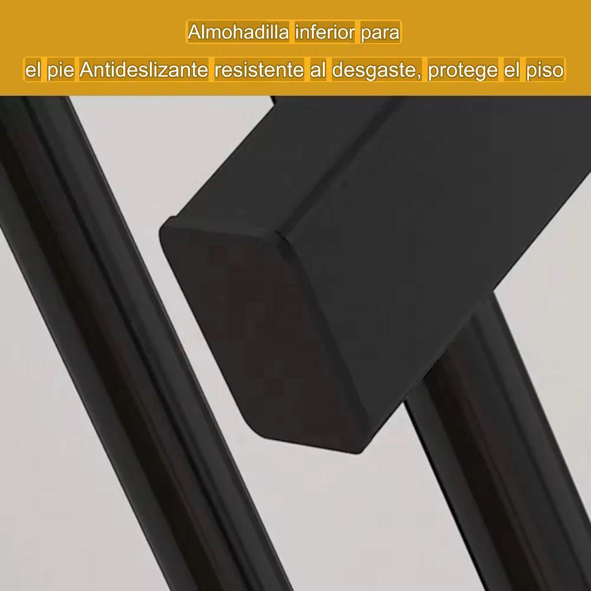 Perchero Doble Organizador de Ropa Resistente Hasta 35 Kilos Negro-4