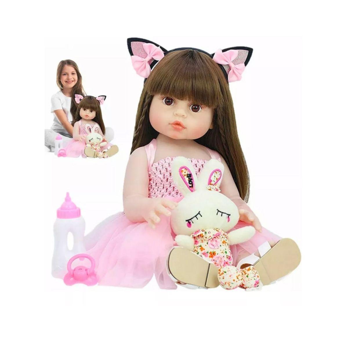 Muñeca Bebé Reborn 55 Cm Realista -1